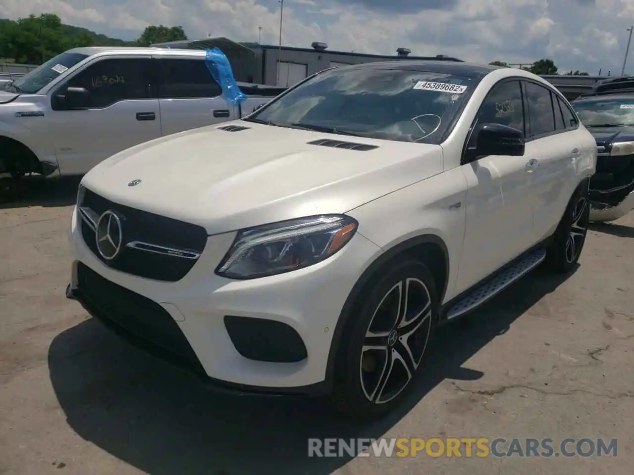 2 Photograph of a damaged car 4JGED6EB7KA137873 MERCEDES-BENZ GLE-CLASS 2019