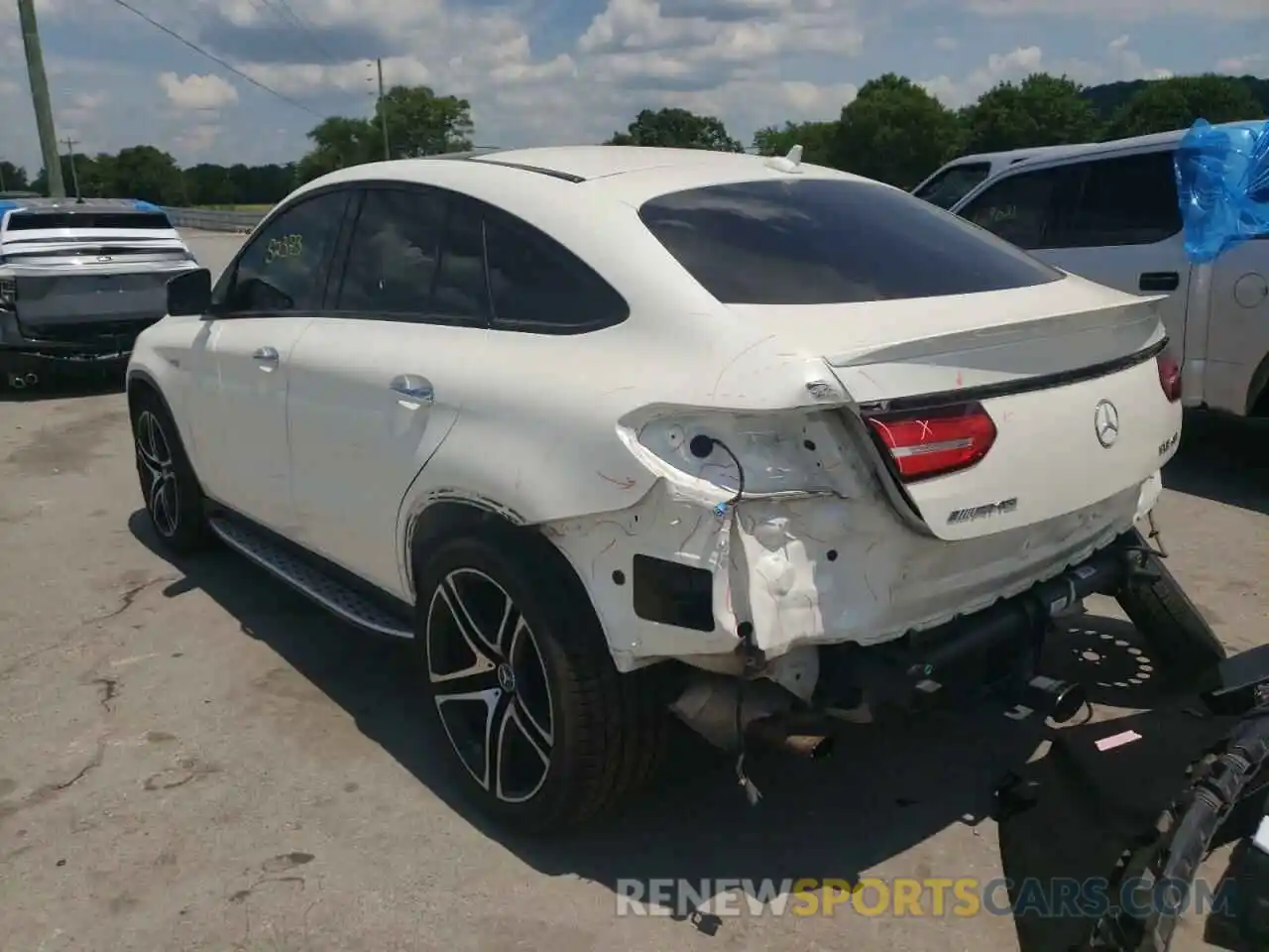 3 Photograph of a damaged car 4JGED6EB7KA137873 MERCEDES-BENZ GLE-CLASS 2019