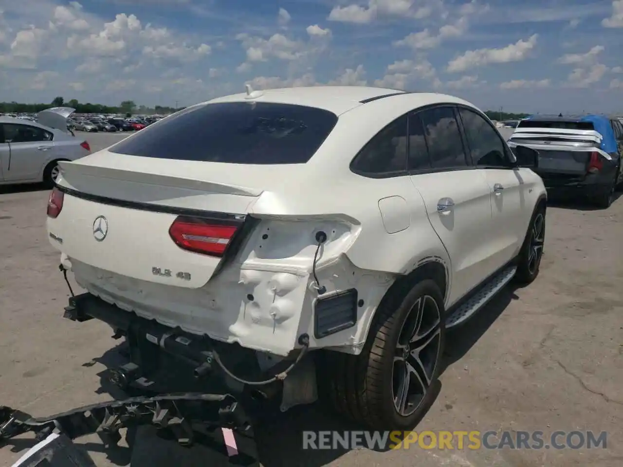 4 Photograph of a damaged car 4JGED6EB7KA137873 MERCEDES-BENZ GLE-CLASS 2019