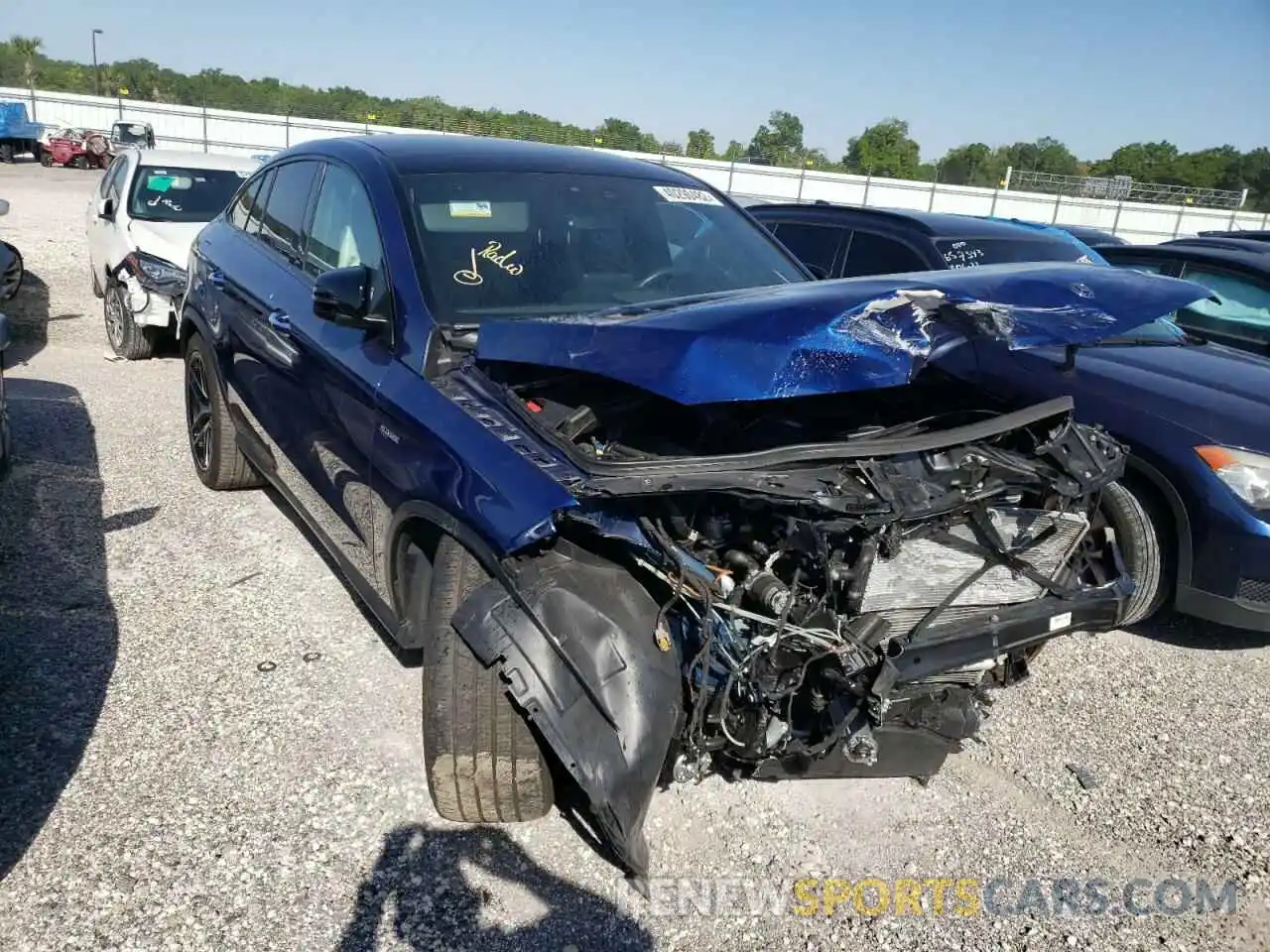 1 Photograph of a damaged car 4JGED6EB7KA147383 MERCEDES-BENZ GLE-CLASS 2019