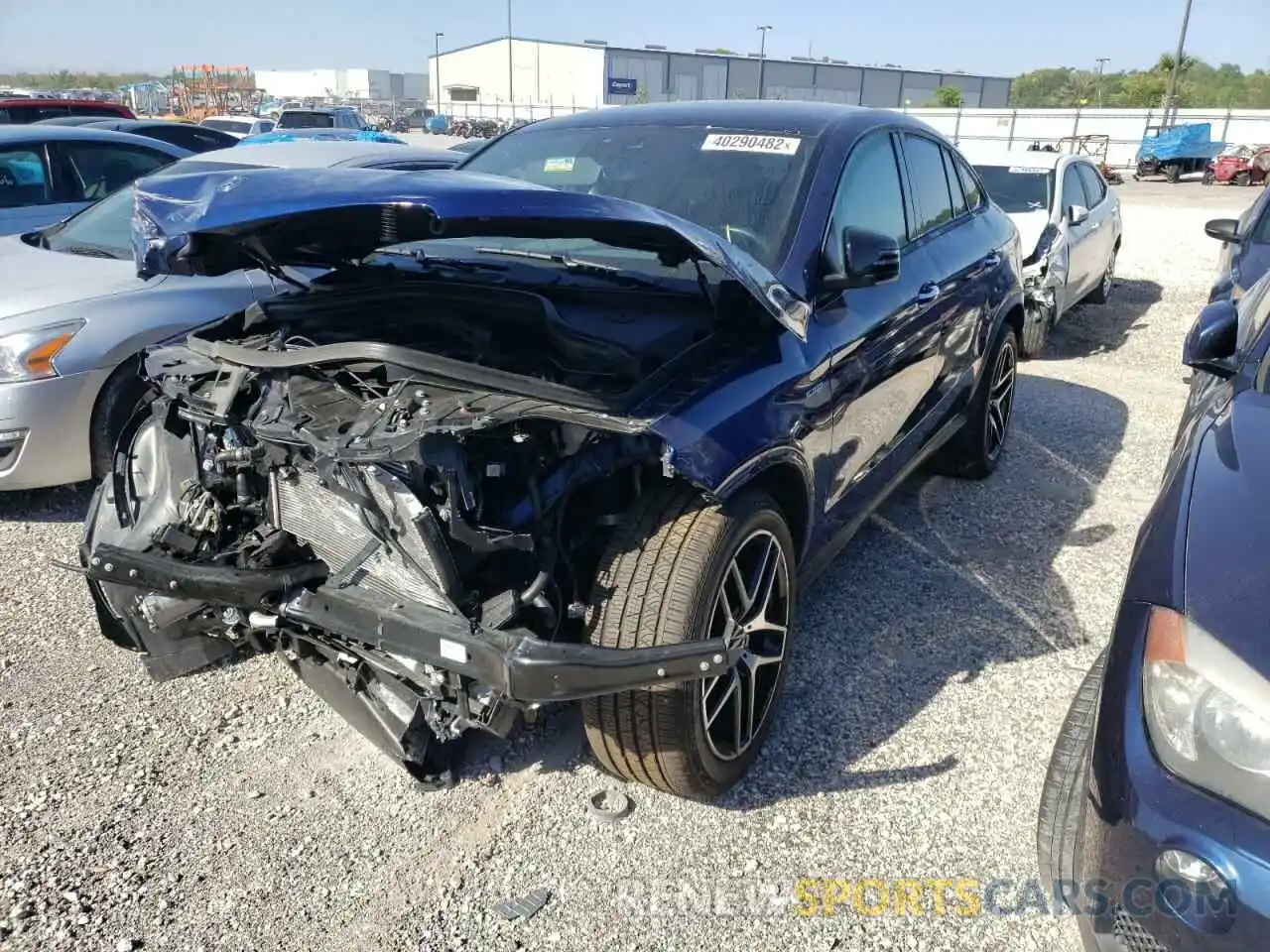 2 Photograph of a damaged car 4JGED6EB7KA147383 MERCEDES-BENZ GLE-CLASS 2019