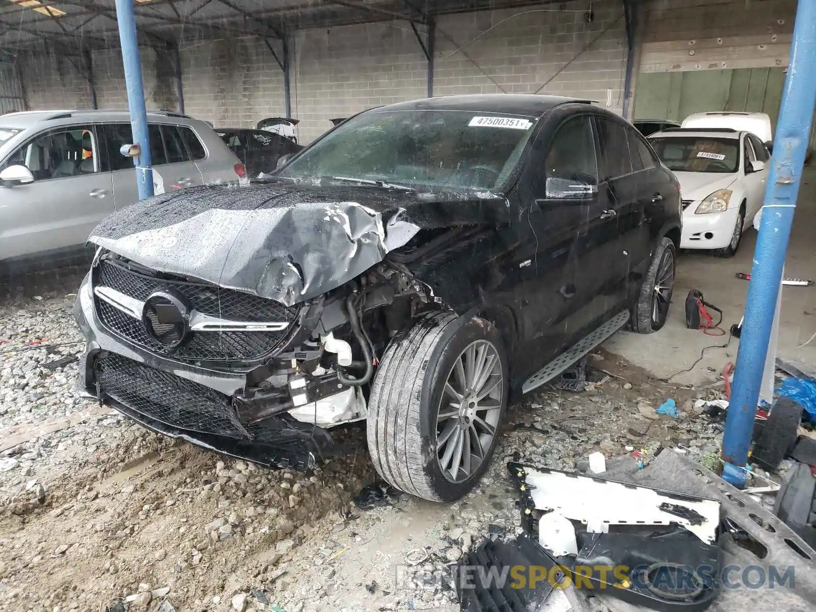 2 Photograph of a damaged car 4JGED6EB7KA151868 MERCEDES-BENZ GLE-CLASS 2019