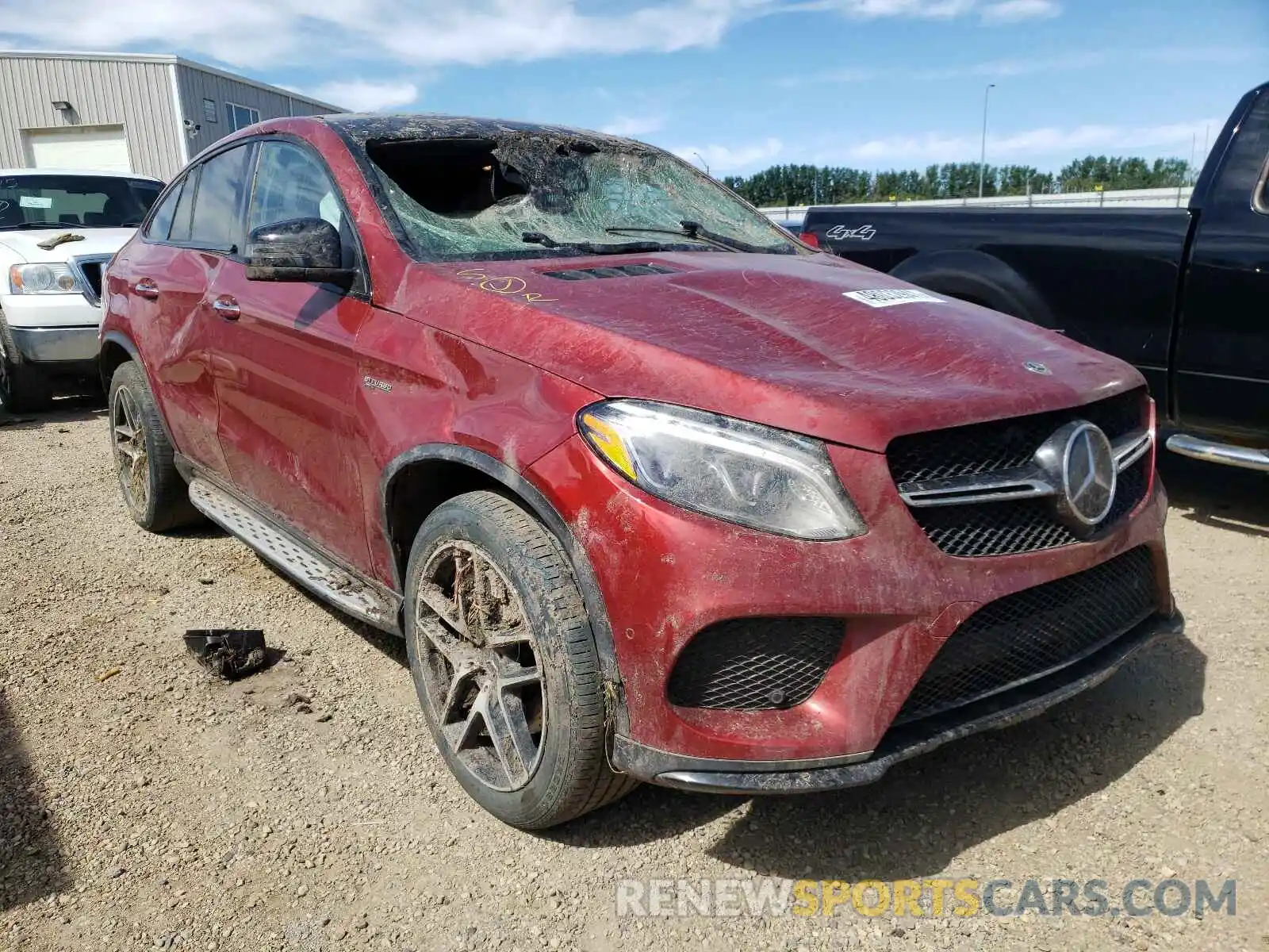 1 Photograph of a damaged car 4JGED6EB7KA153667 MERCEDES-BENZ GLE-CLASS 2019