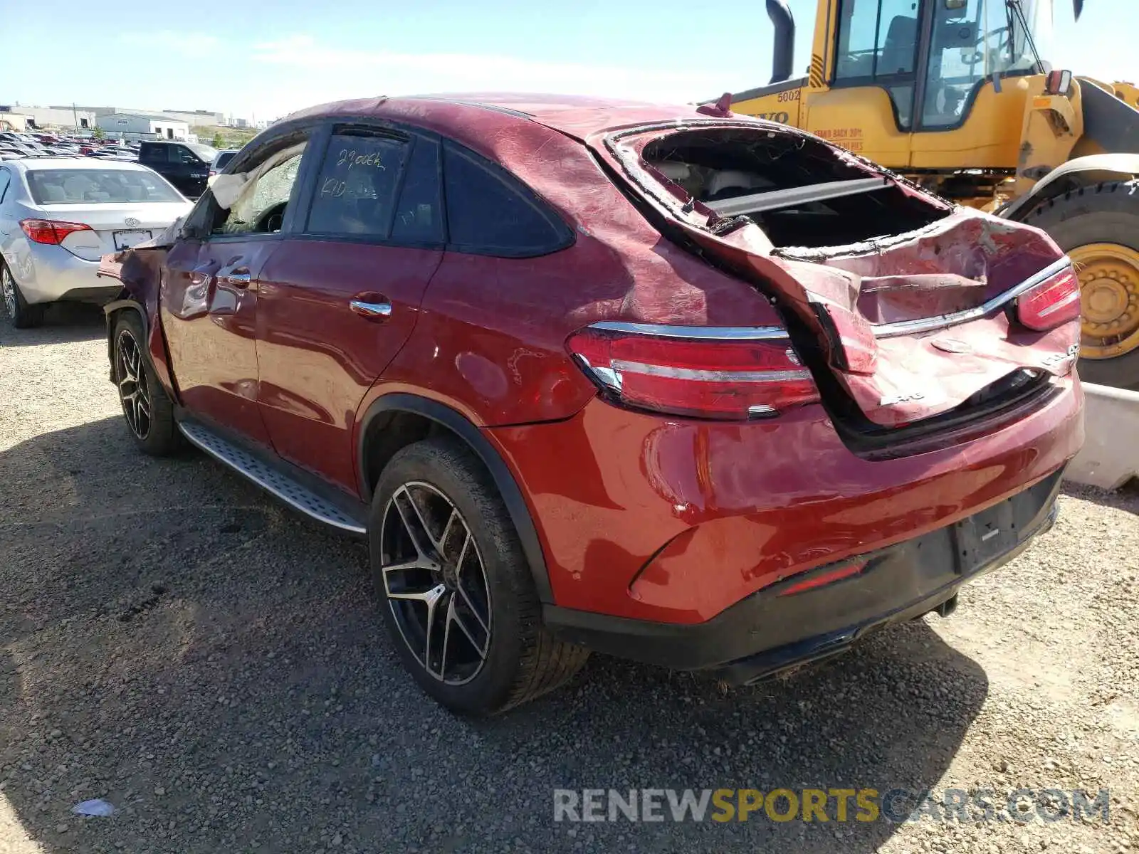 3 Photograph of a damaged car 4JGED6EB7KA153667 MERCEDES-BENZ GLE-CLASS 2019