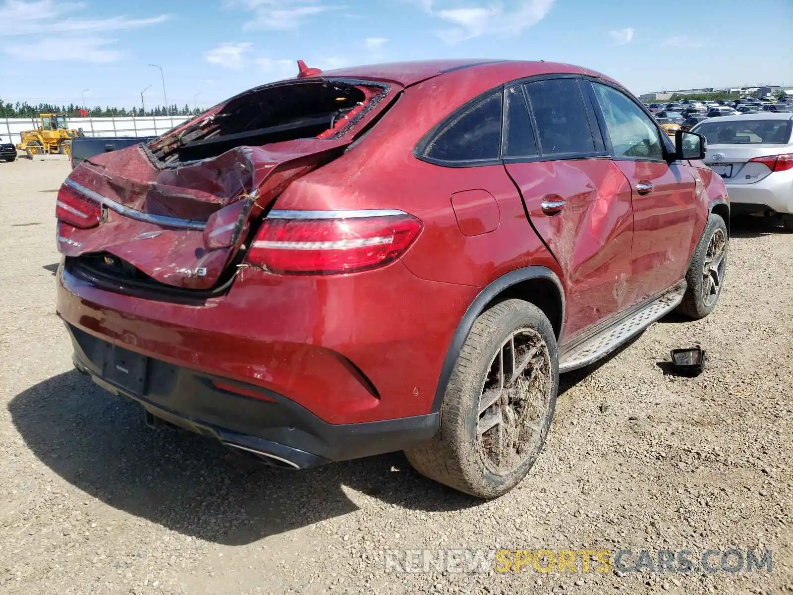 4 Фотография поврежденного автомобиля 4JGED6EB7KA153667 MERCEDES-BENZ GLE-CLASS 2019