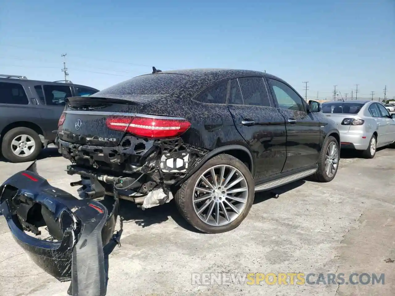 4 Фотография поврежденного автомобиля 4JGED6EB8KA129698 MERCEDES-BENZ GLE-CLASS 2019