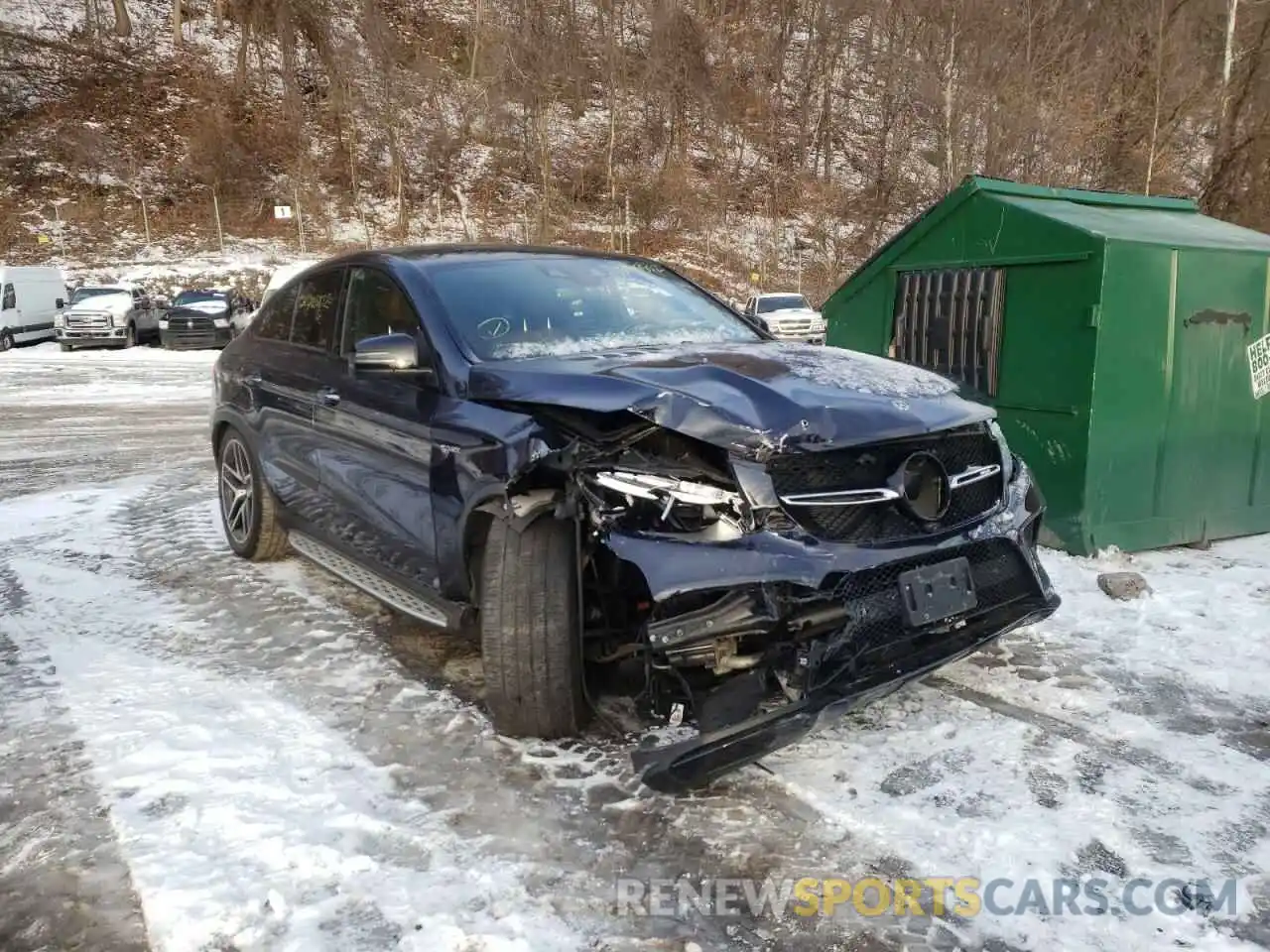 1 Photograph of a damaged car 4JGED6EB8KA138062 MERCEDES-BENZ GLE-CLASS 2019