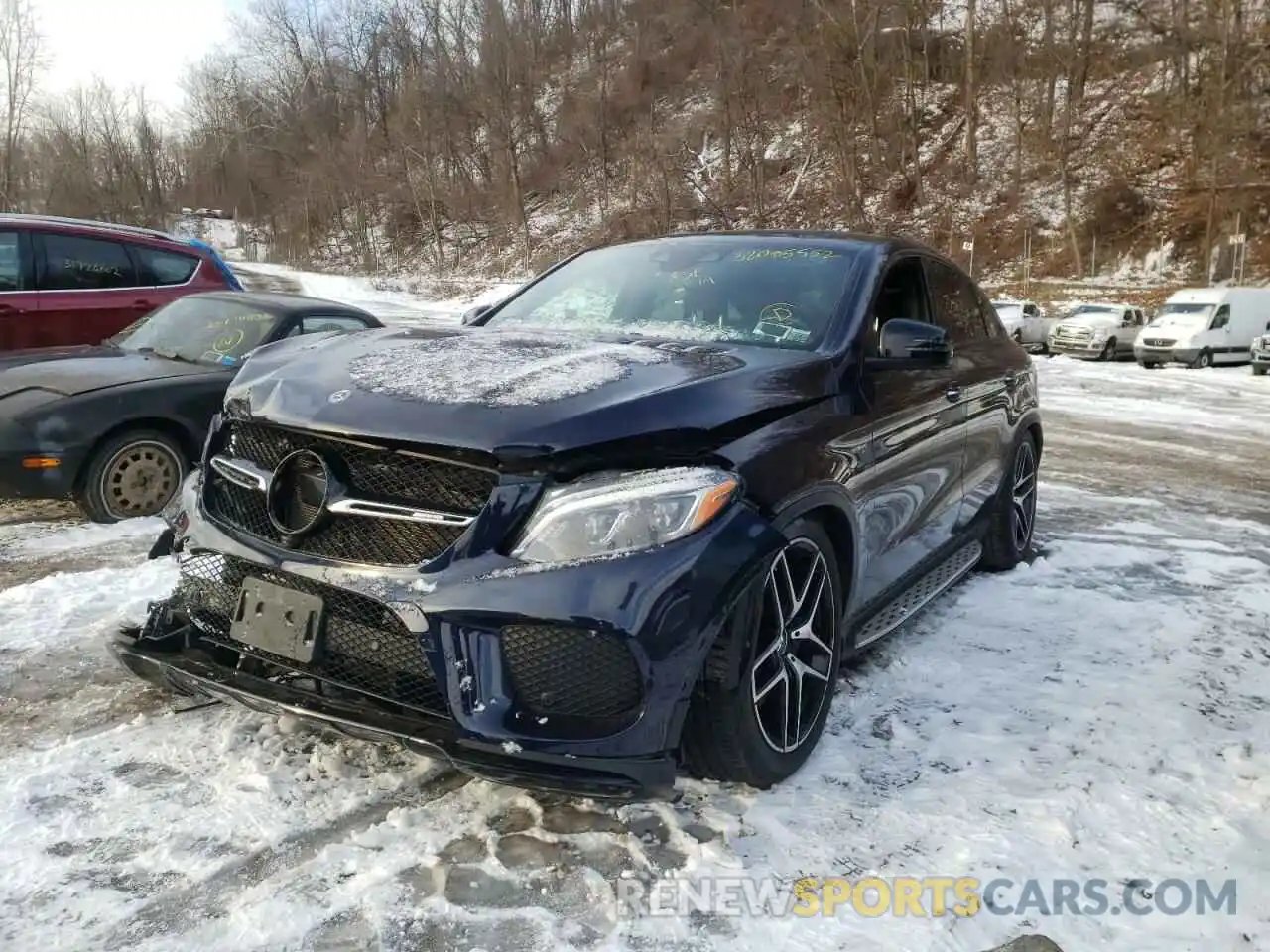 2 Photograph of a damaged car 4JGED6EB8KA138062 MERCEDES-BENZ GLE-CLASS 2019