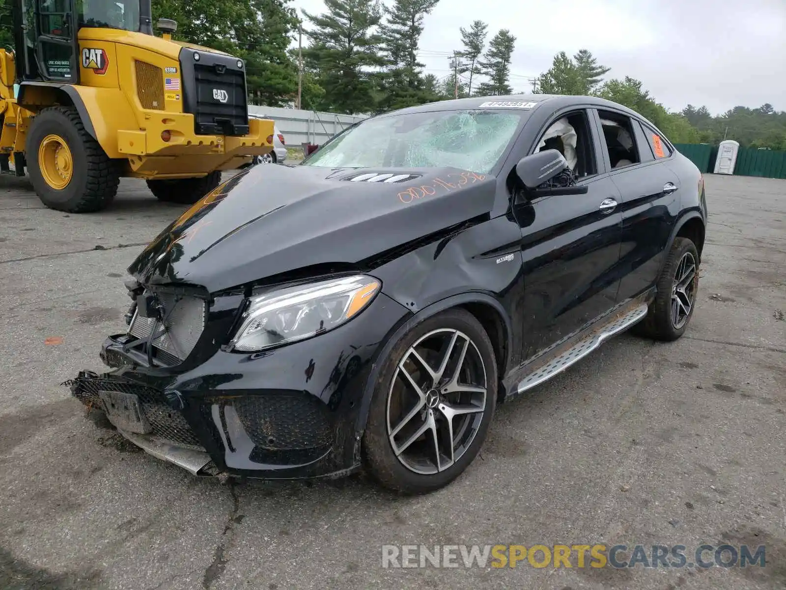 2 Photograph of a damaged car 4JGED6EB8KA148882 MERCEDES-BENZ GLE-CLASS 2019