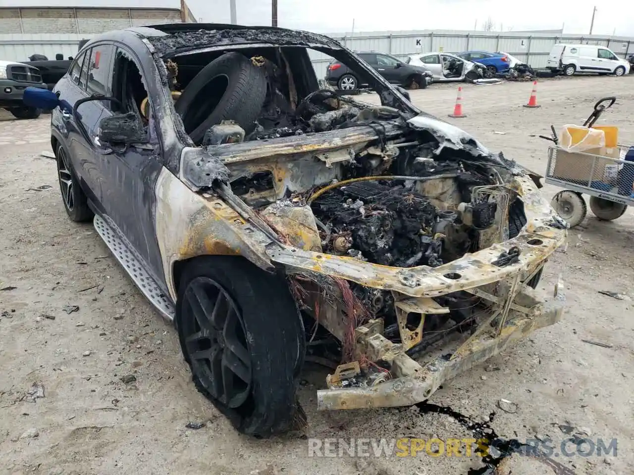 1 Photograph of a damaged car 4JGED6EB8KA154066 MERCEDES-BENZ GLE-CLASS 2019