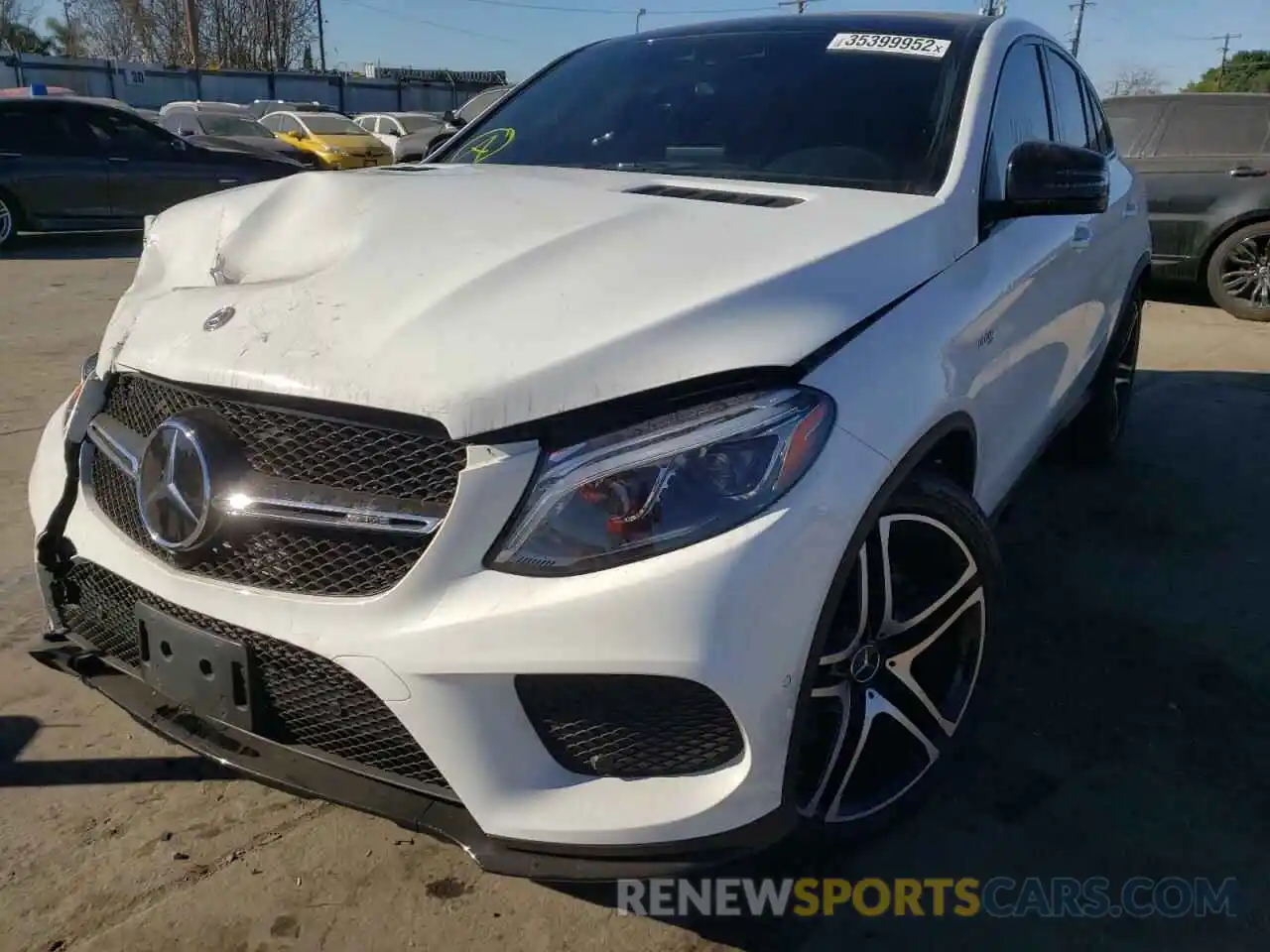 2 Photograph of a damaged car 4JGED6EB9KA136465 MERCEDES-BENZ GLE-CLASS 2019