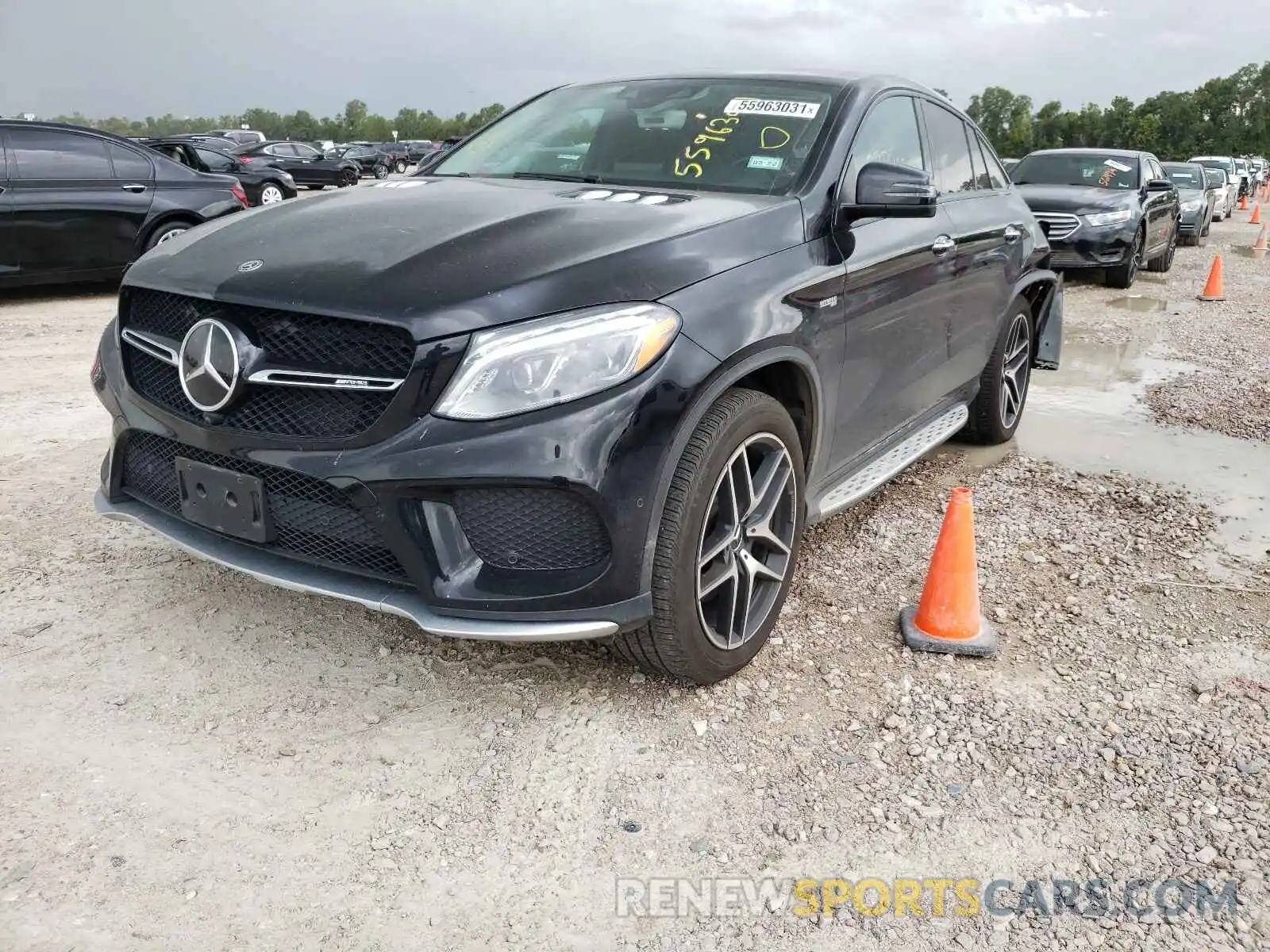 2 Photograph of a damaged car 4JGED6EBXKA125961 MERCEDES-BENZ GLE-CLASS 2019