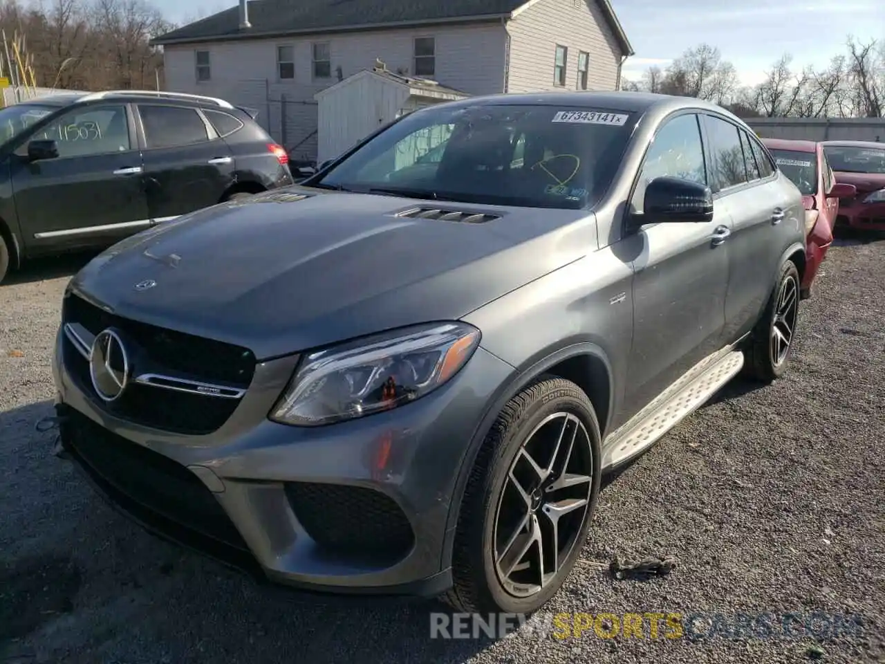 2 Photograph of a damaged car 4JGED6EBXKA138581 MERCEDES-BENZ GLE-CLASS 2019