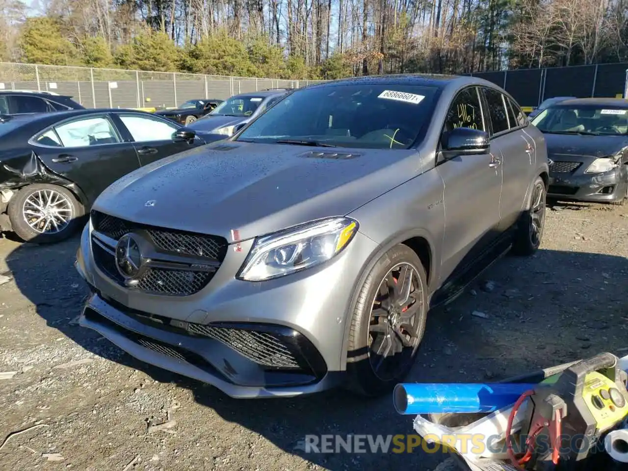 2 Photograph of a damaged car 4JGED7FB0KA146869 MERCEDES-BENZ GLE-CLASS 2019