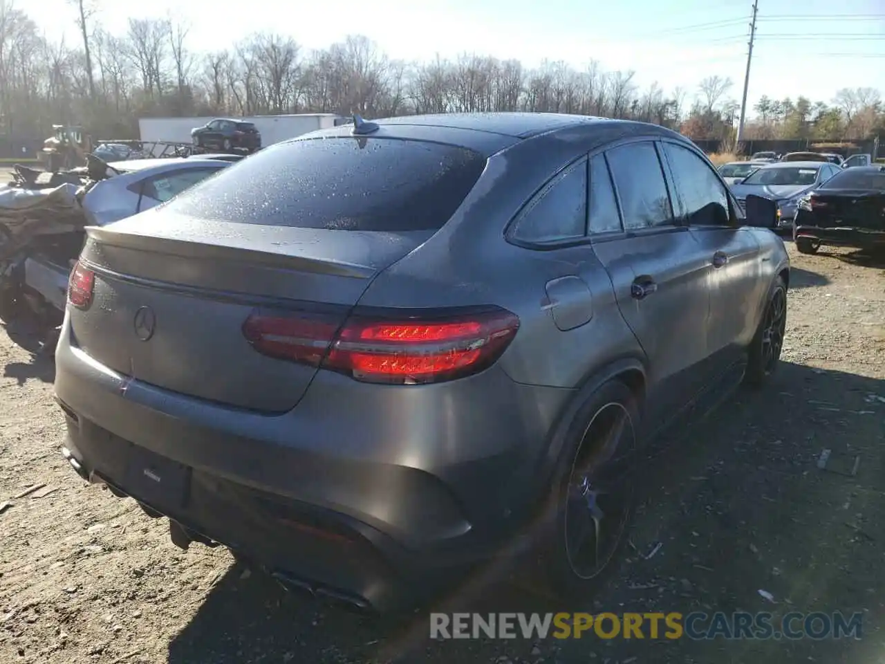 4 Photograph of a damaged car 4JGED7FB0KA146869 MERCEDES-BENZ GLE-CLASS 2019