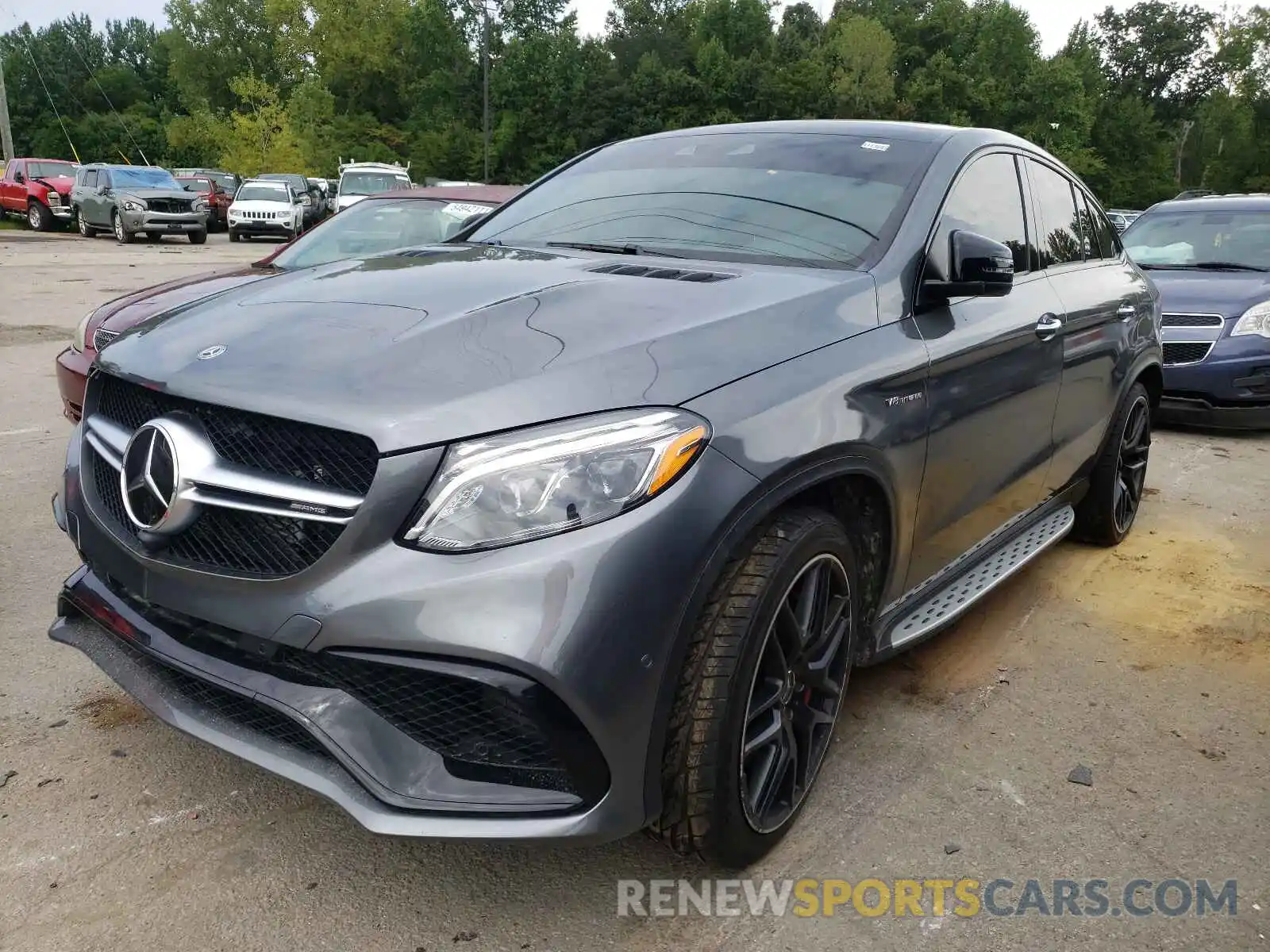 2 Photograph of a damaged car 4JGED7FB1KA143270 MERCEDES-BENZ GLE-CLASS 2019