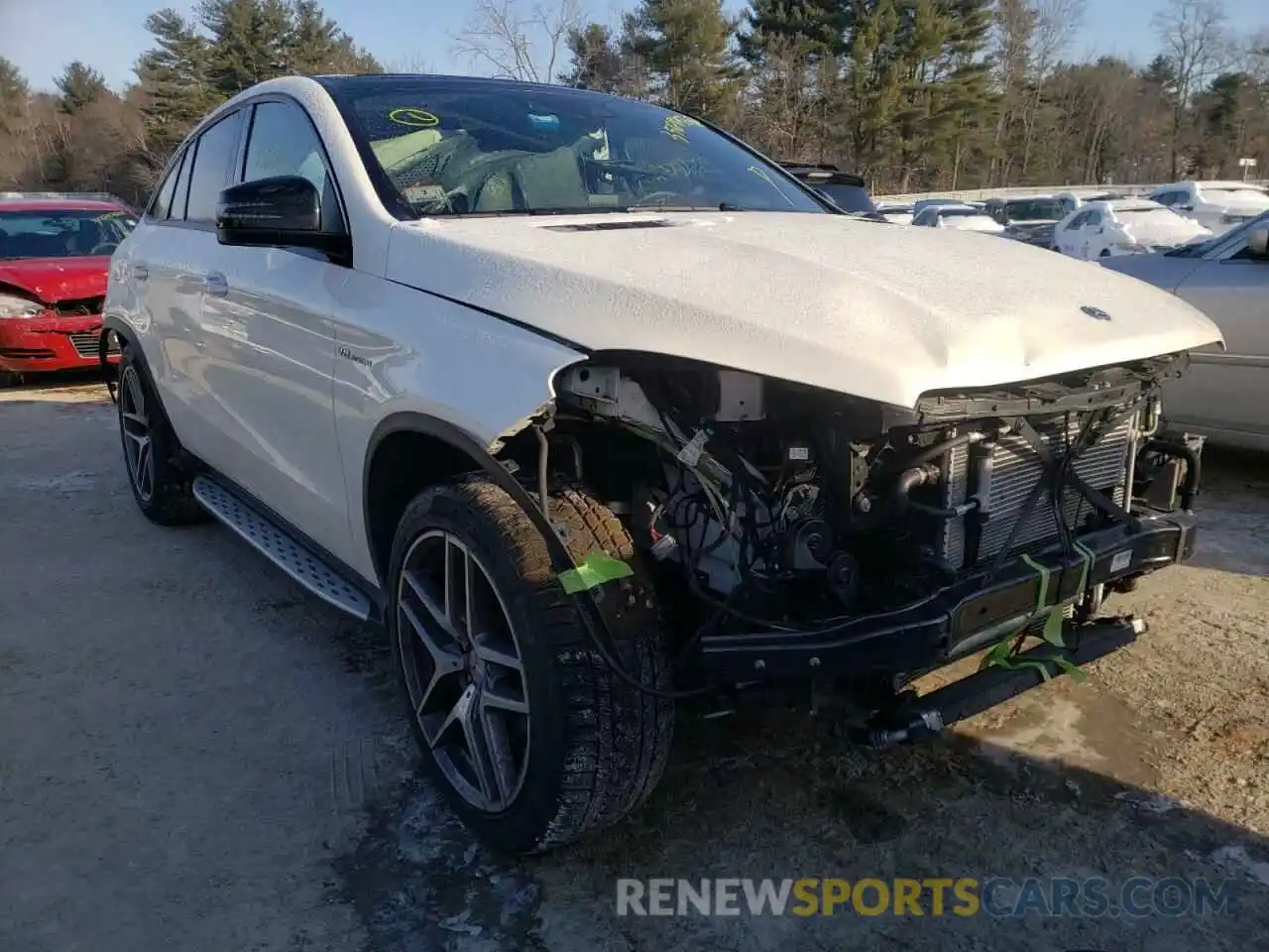 1 Photograph of a damaged car 4JGED7FB3KA142198 MERCEDES-BENZ GLE-CLASS 2019