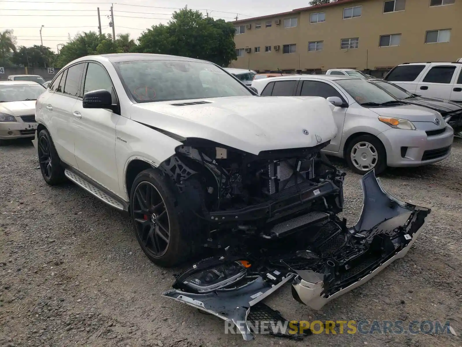 1 Photograph of a damaged car 4JGED7FB6KA126724 MERCEDES-BENZ GLE-CLASS 2019