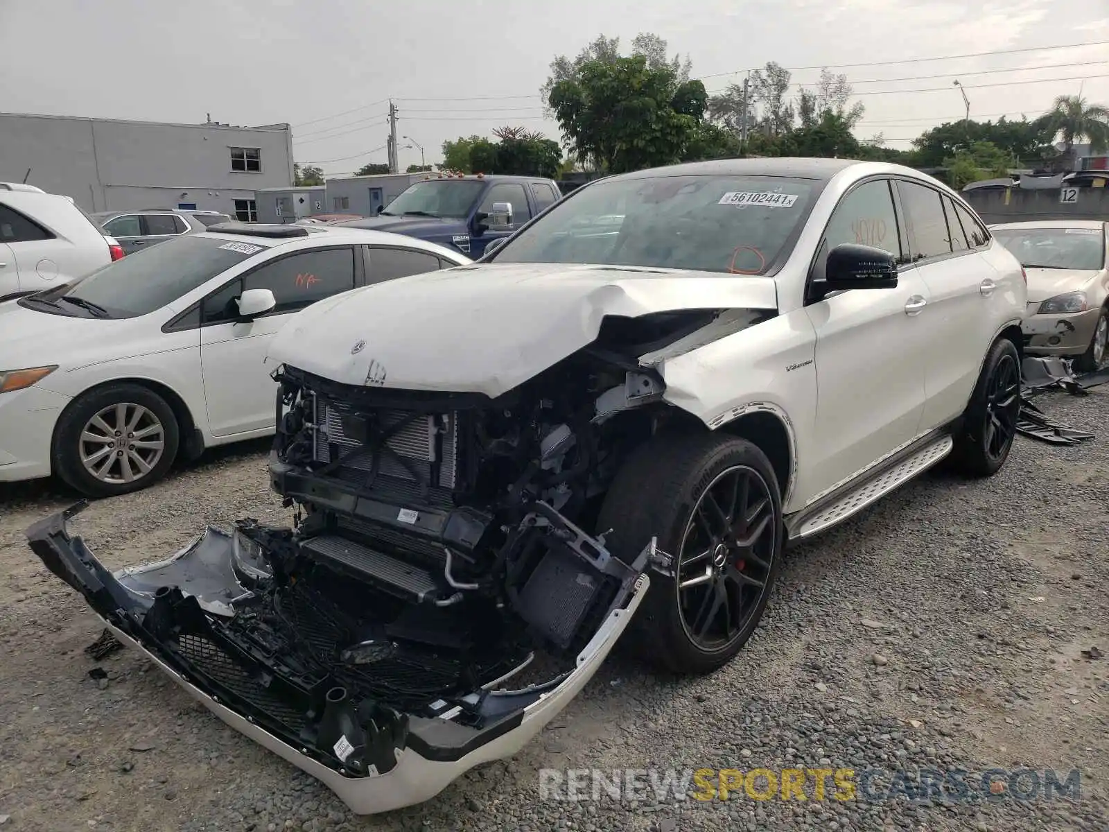 2 Photograph of a damaged car 4JGED7FB6KA126724 MERCEDES-BENZ GLE-CLASS 2019