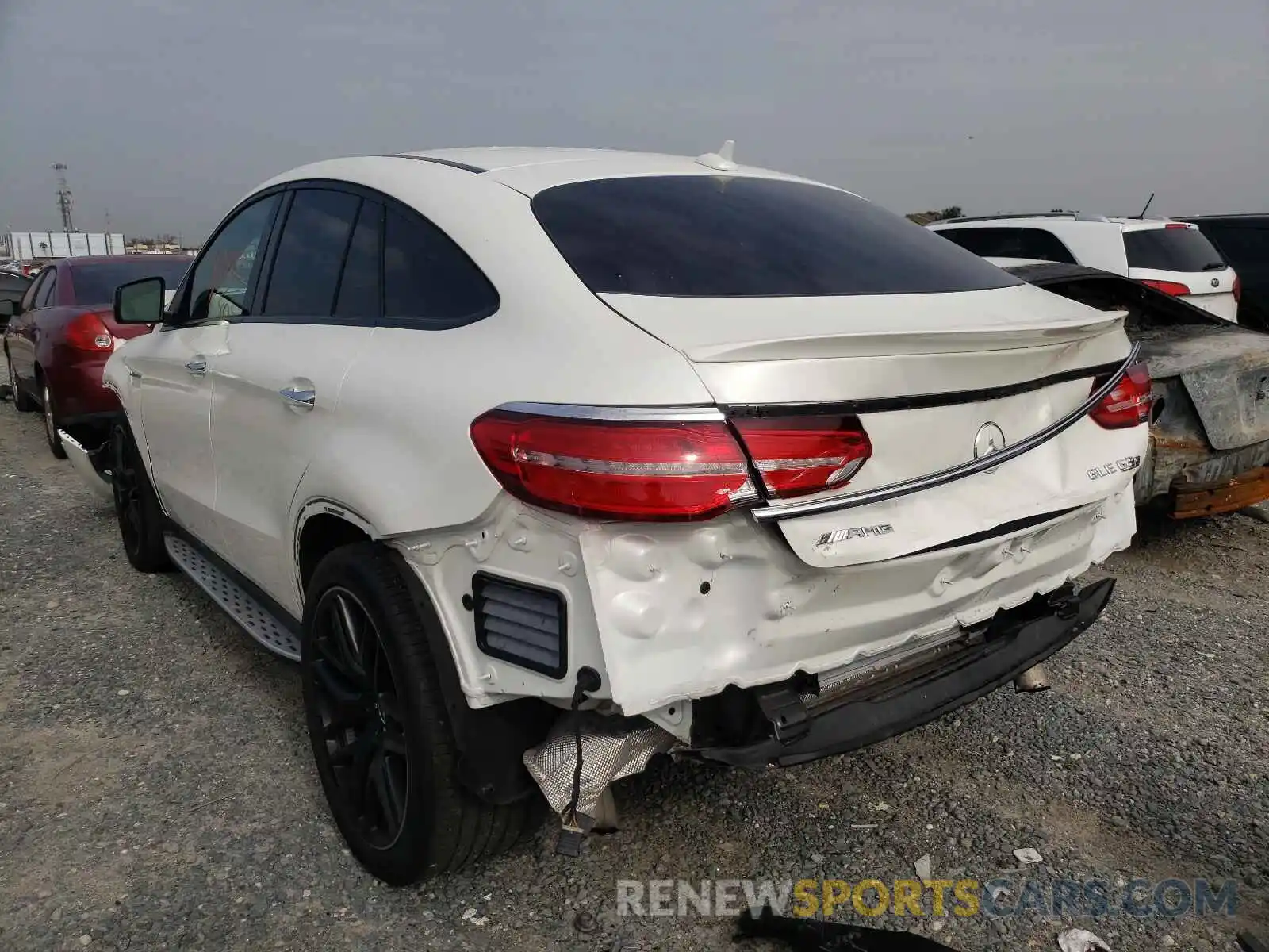 3 Photograph of a damaged car 4JGED7FB6KA126724 MERCEDES-BENZ GLE-CLASS 2019