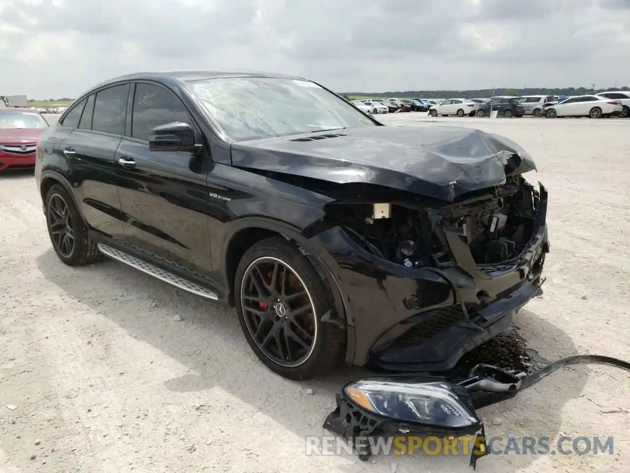 1 Photograph of a damaged car 4JGED7FB6KA155916 MERCEDES-BENZ GLE-CLASS 2019