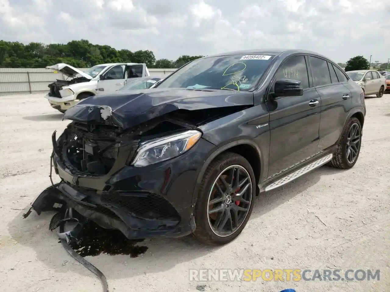 2 Photograph of a damaged car 4JGED7FB6KA155916 MERCEDES-BENZ GLE-CLASS 2019