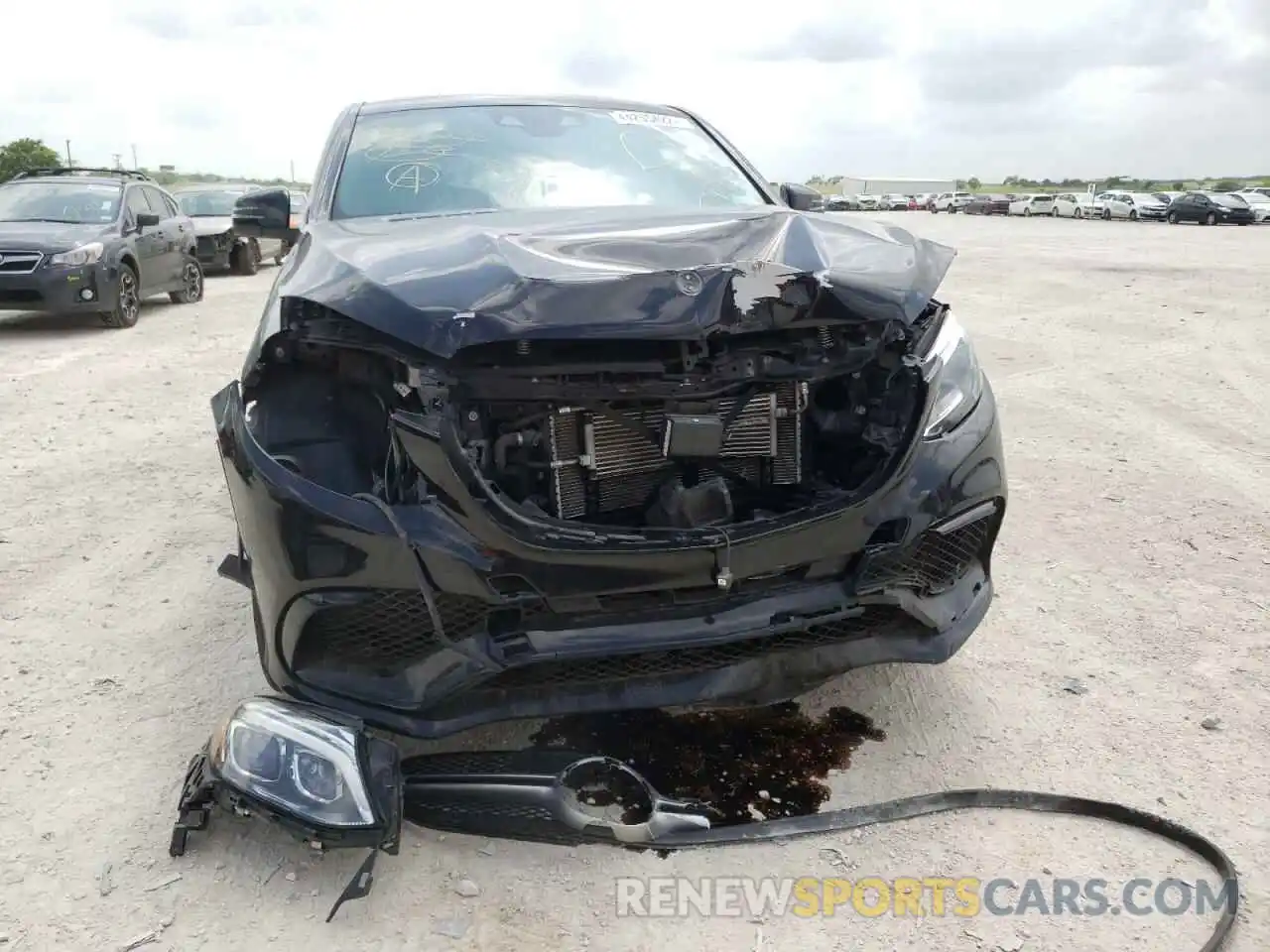 9 Photograph of a damaged car 4JGED7FB6KA155916 MERCEDES-BENZ GLE-CLASS 2019