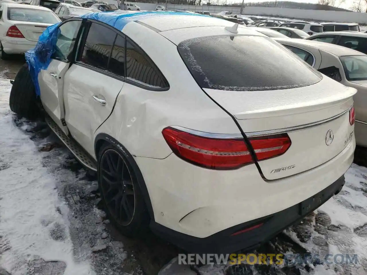 3 Photograph of a damaged car 4JGED7FB8KA134341 MERCEDES-BENZ GLE-CLASS 2019