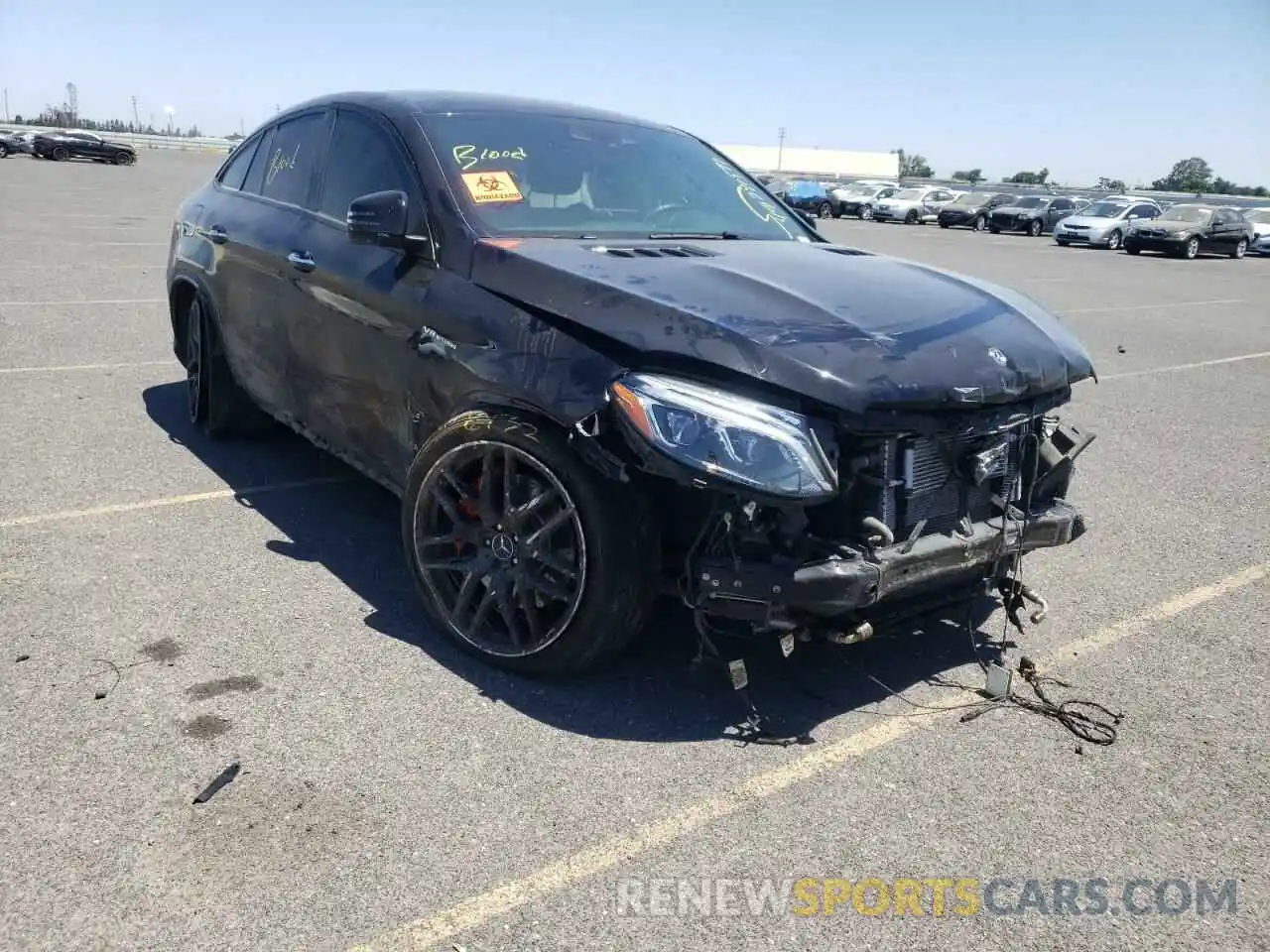 1 Photograph of a damaged car 4JGED7FB8KA141743 MERCEDES-BENZ GLE-CLASS 2019