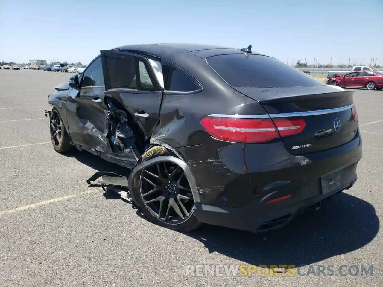 3 Photograph of a damaged car 4JGED7FB8KA141743 MERCEDES-BENZ GLE-CLASS 2019