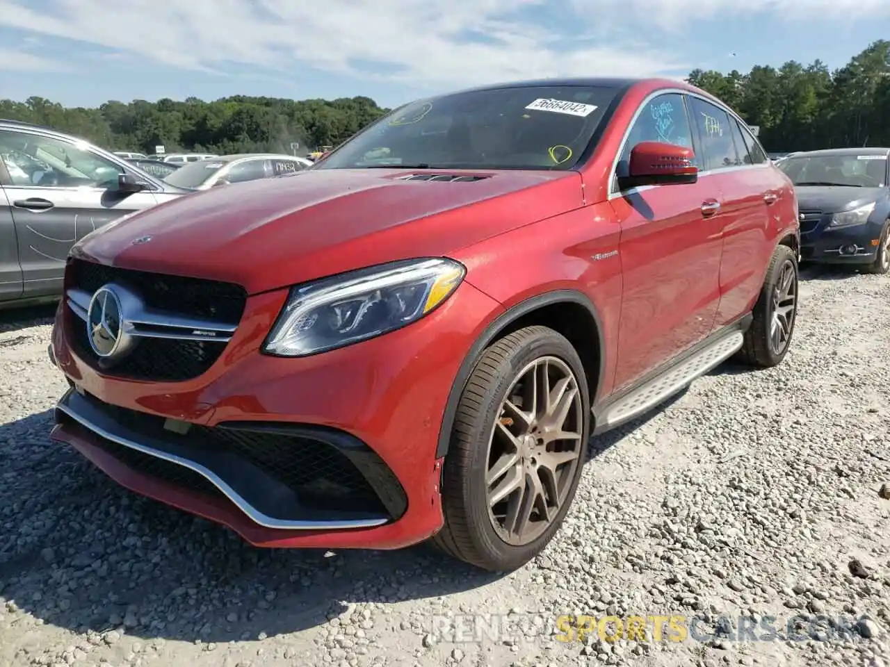 2 Photograph of a damaged car 4JGED7FB8KA143010 MERCEDES-BENZ GLE-CLASS 2019