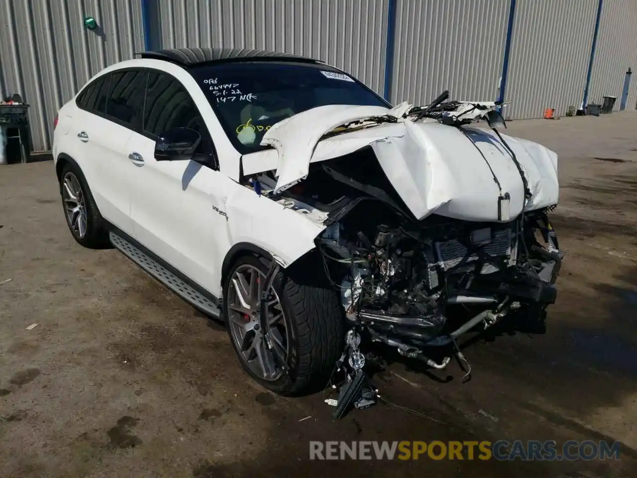 1 Photograph of a damaged car 4JGED7FBXKA141145 MERCEDES-BENZ GLE-CLASS 2019