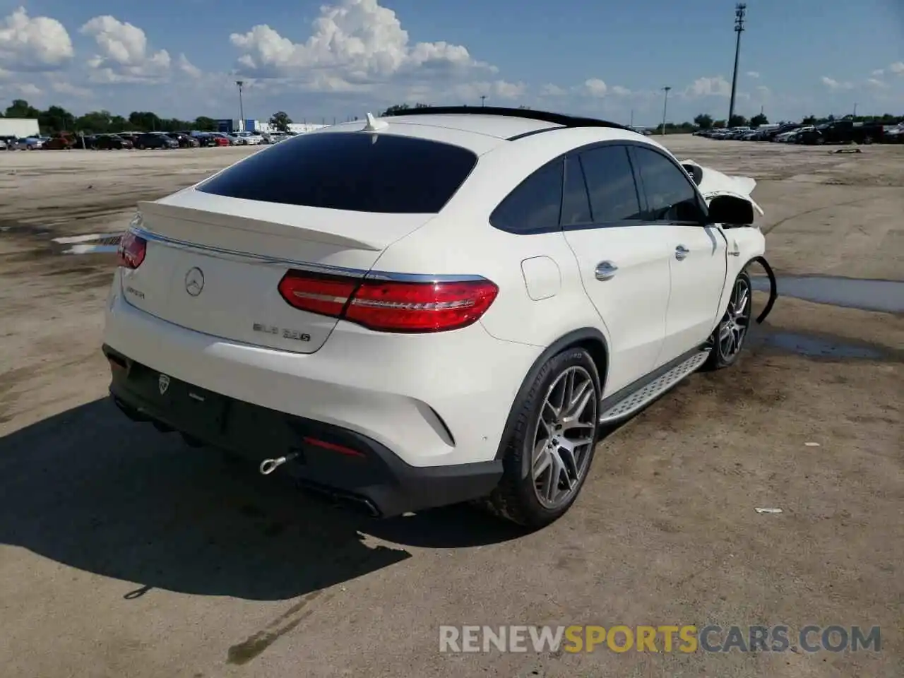 4 Photograph of a damaged car 4JGED7FBXKA141145 MERCEDES-BENZ GLE-CLASS 2019