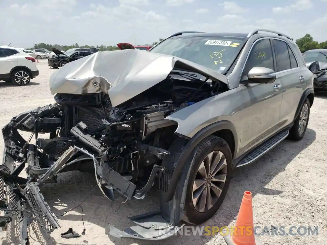 2 Photograph of a damaged car 4JGFB4JB0LA197449 MERCEDES-BENZ GLE-CLASS 2020