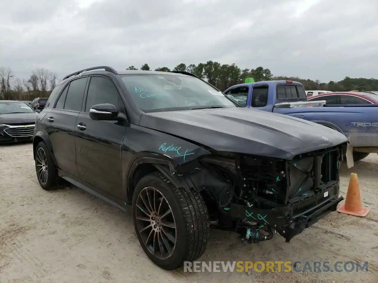 1 Photograph of a damaged car 4JGFB4JB0LA293713 MERCEDES-BENZ GLE-CLASS 2020