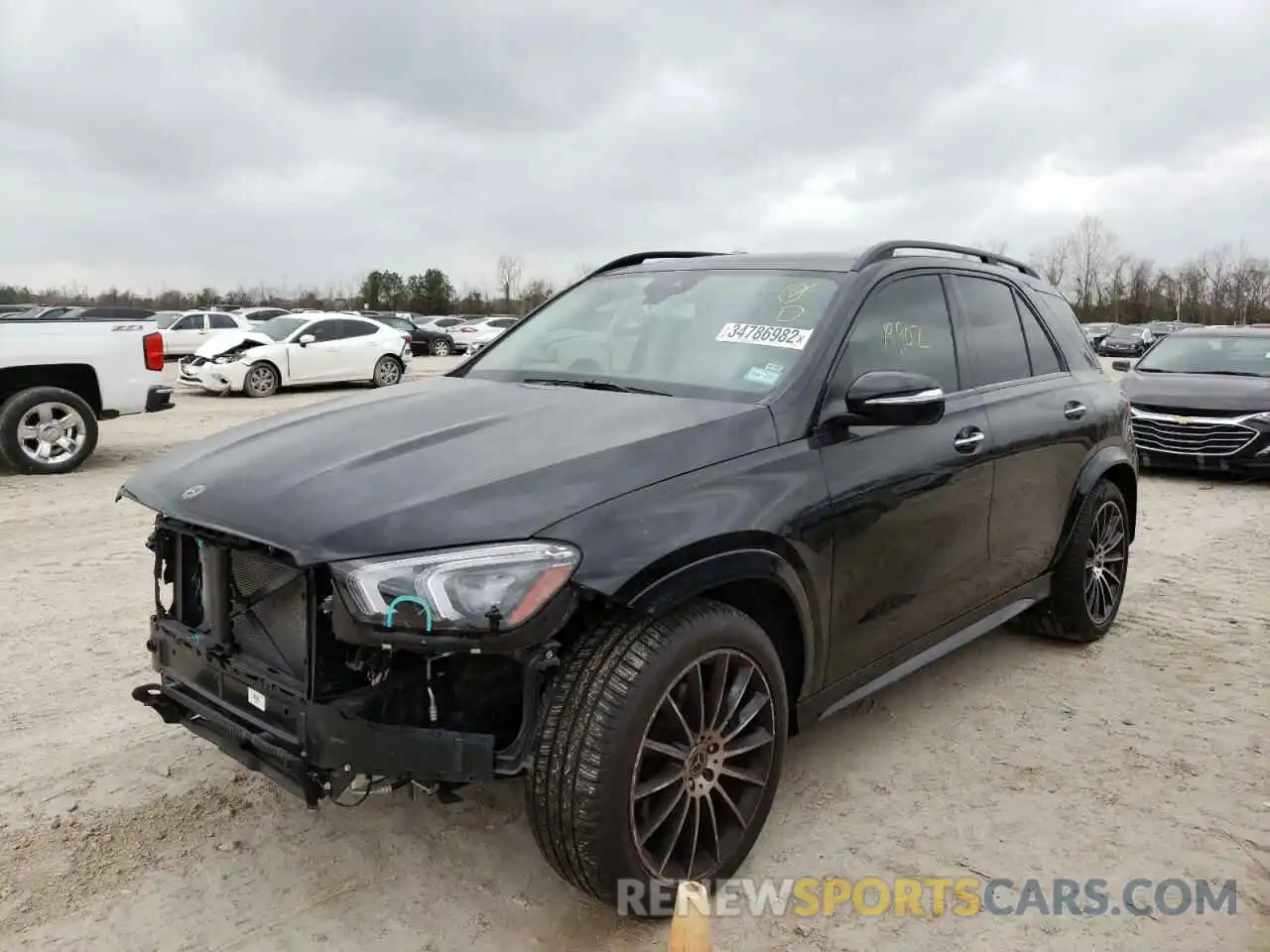 2 Photograph of a damaged car 4JGFB4JB0LA293713 MERCEDES-BENZ GLE-CLASS 2020