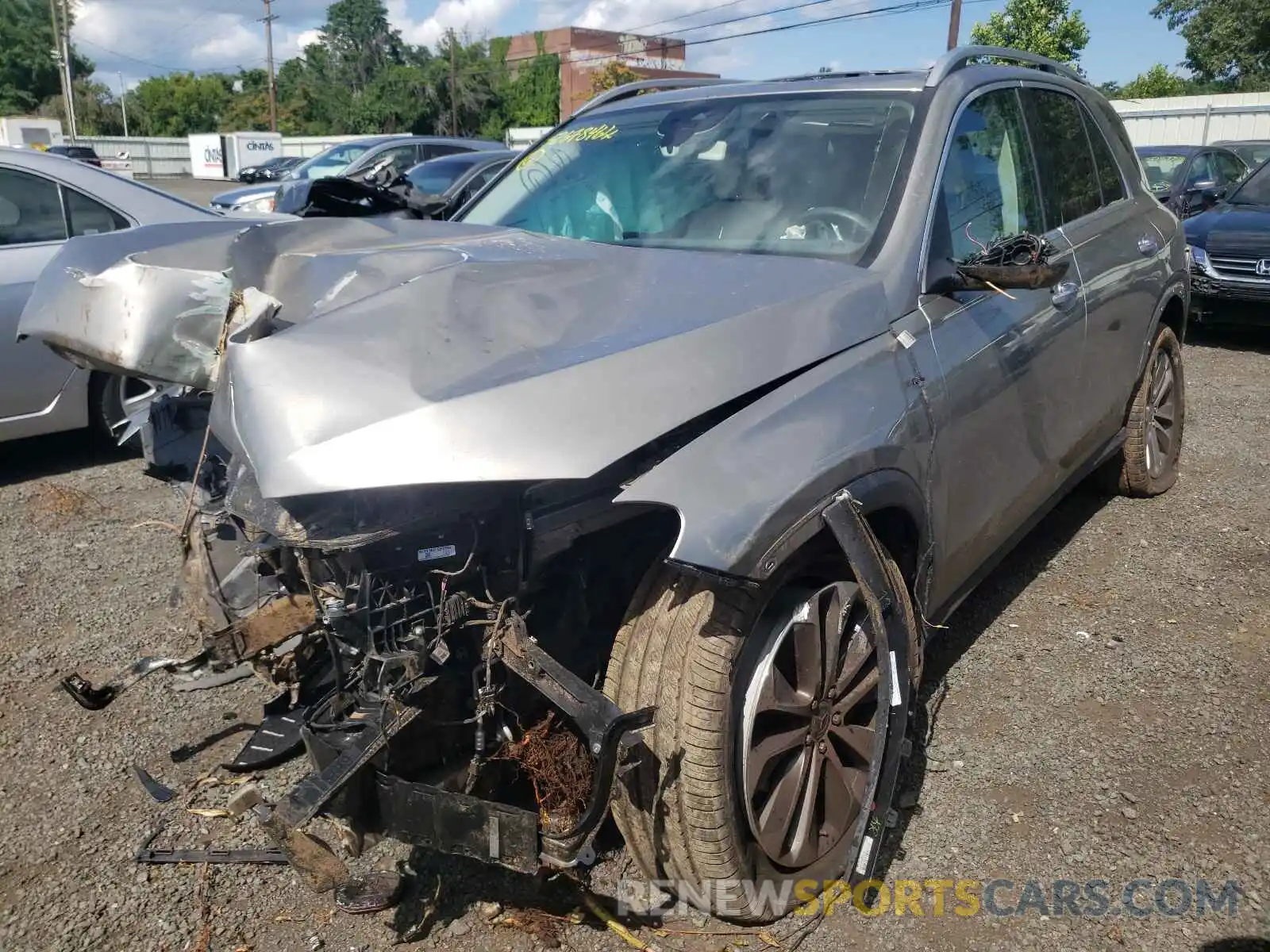 2 Photograph of a damaged car 4JGFB4JB1LA133906 MERCEDES-BENZ GLE-CLASS 2020