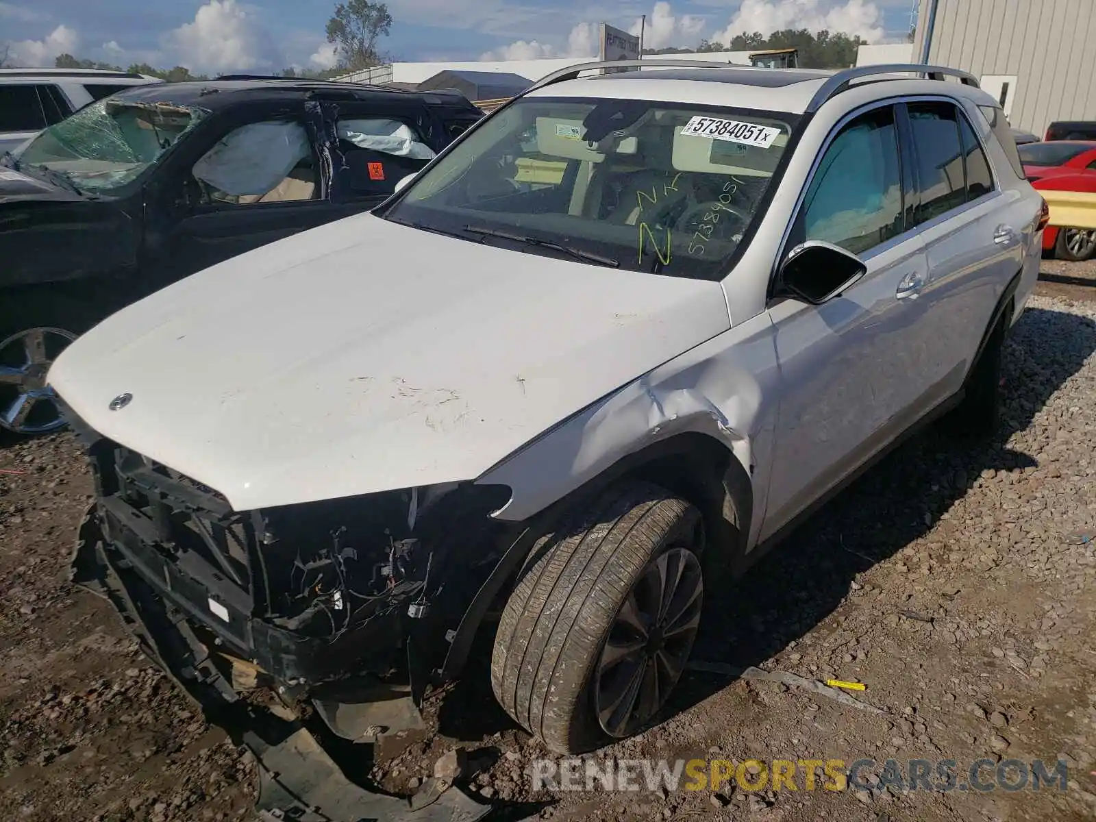 2 Photograph of a damaged car 4JGFB4JB2LA180670 MERCEDES-BENZ GLE-CLASS 2020