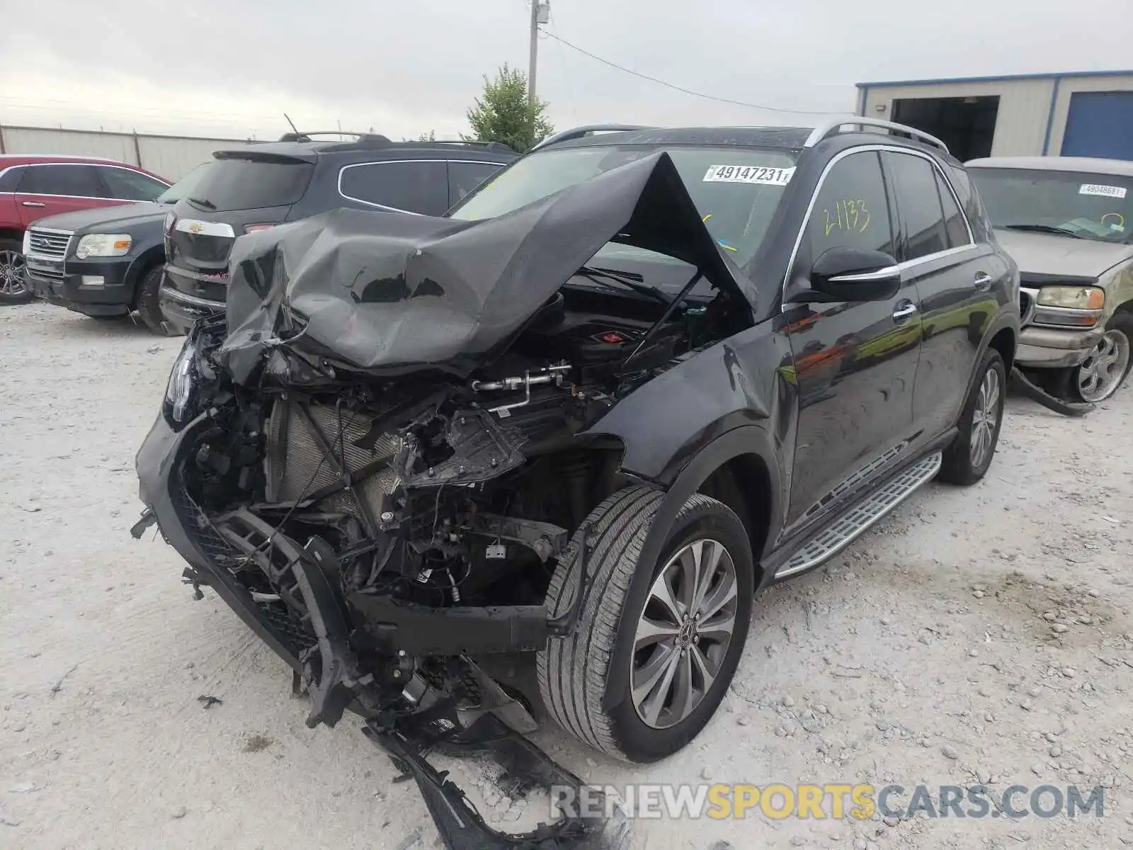 2 Photograph of a damaged car 4JGFB4JB2LA198120 MERCEDES-BENZ GLE-CLASS 2020