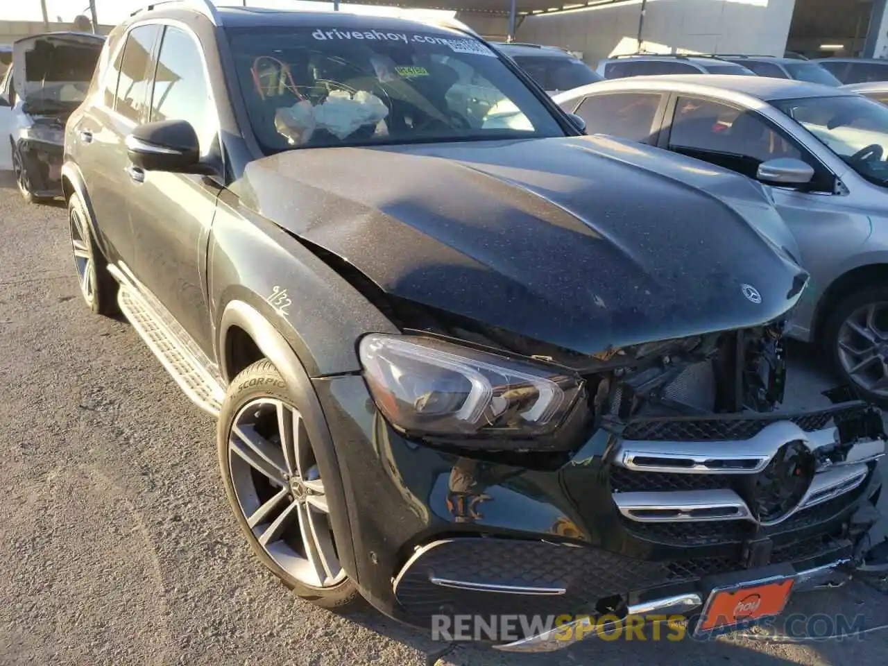 1 Photograph of a damaged car 4JGFB4JB3LA206614 MERCEDES-BENZ GLE-CLASS 2020