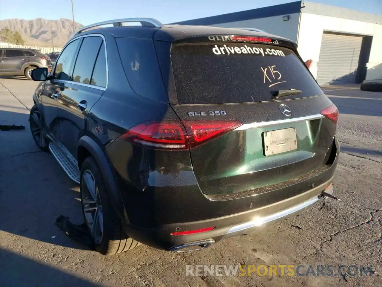 3 Photograph of a damaged car 4JGFB4JB3LA206614 MERCEDES-BENZ GLE-CLASS 2020