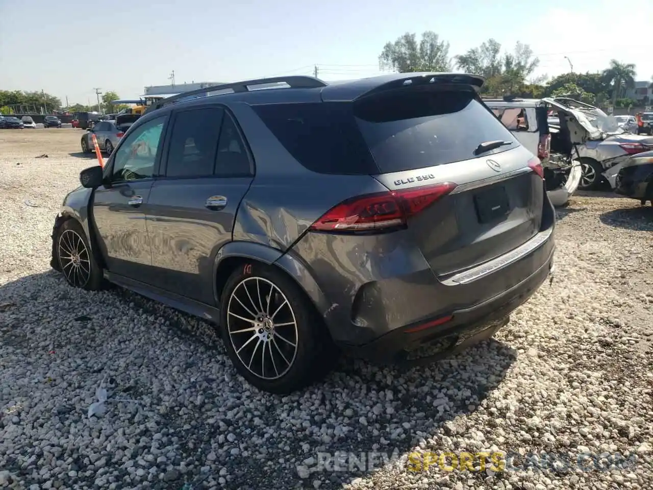 3 Photograph of a damaged car 4JGFB4JB4LA105629 MERCEDES-BENZ GLE-CLASS 2020