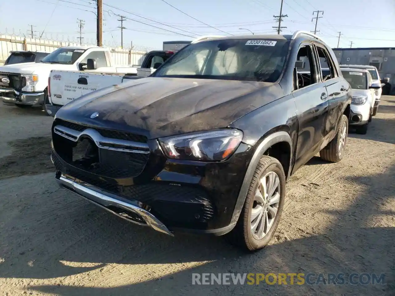 2 Photograph of a damaged car 4JGFB4JB4LA207822 MERCEDES-BENZ GLE-CLASS 2020