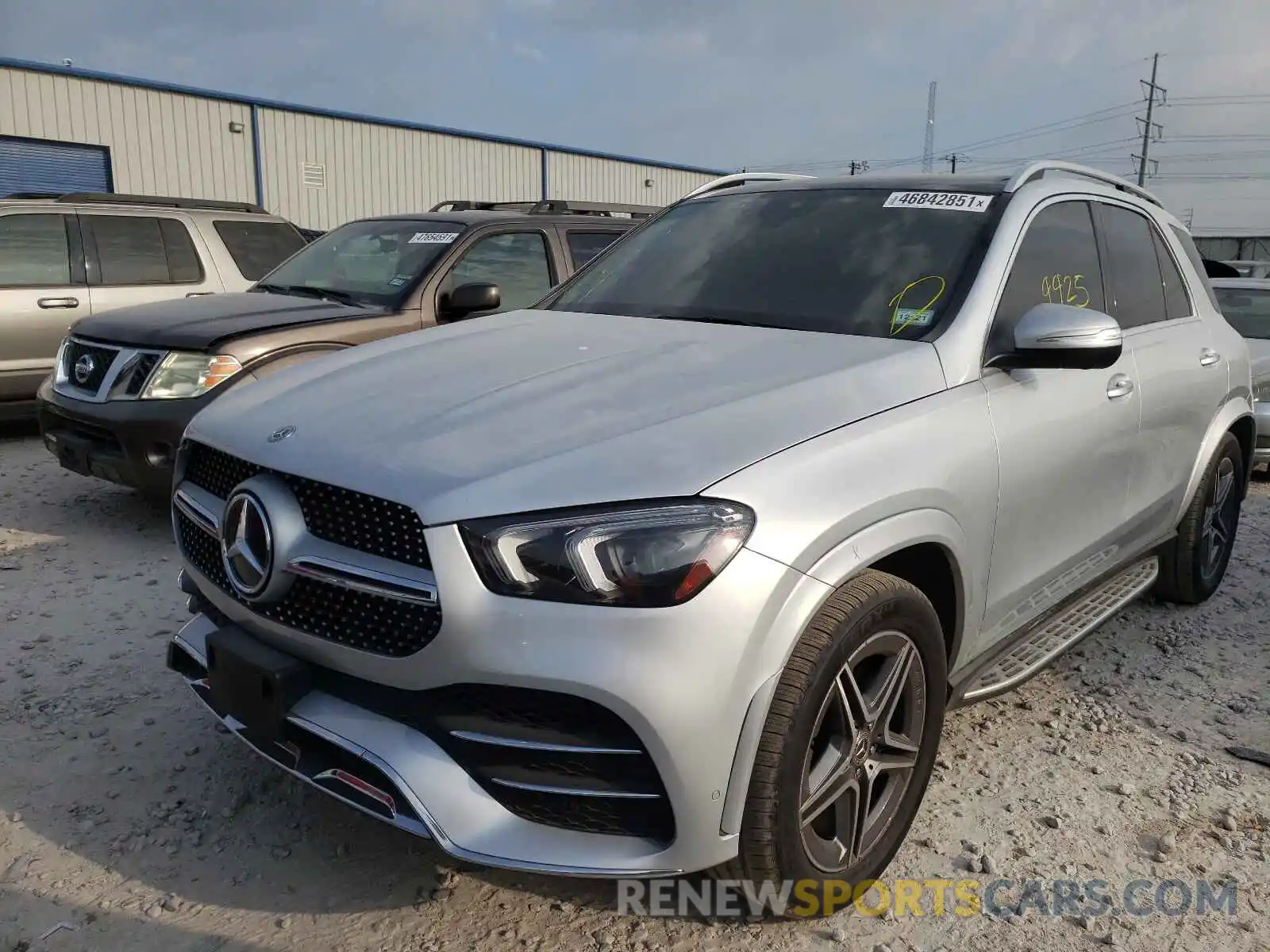 2 Photograph of a damaged car 4JGFB4JB4LA219713 MERCEDES-BENZ GLE-CLASS 2020