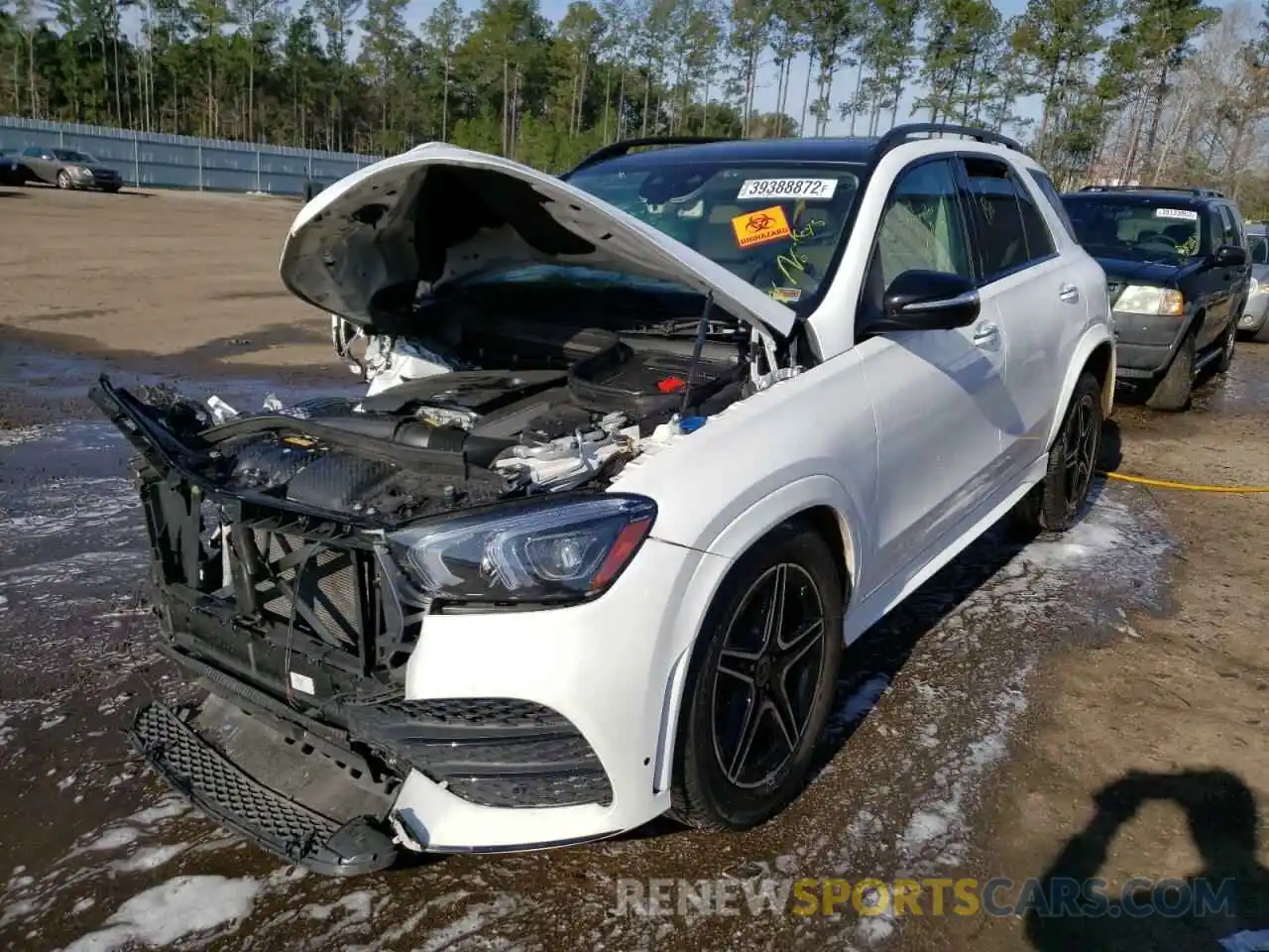 2 Photograph of a damaged car 4JGFB4JB4LA232249 MERCEDES-BENZ GLE-CLASS 2020