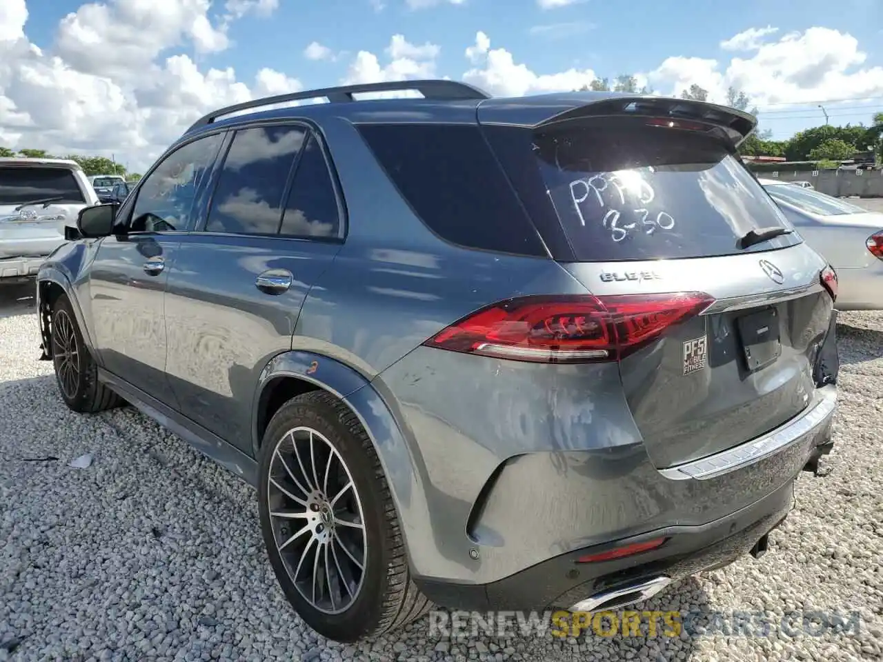 3 Photograph of a damaged car 4JGFB4JB5LA196801 MERCEDES-BENZ GLE-CLASS 2020