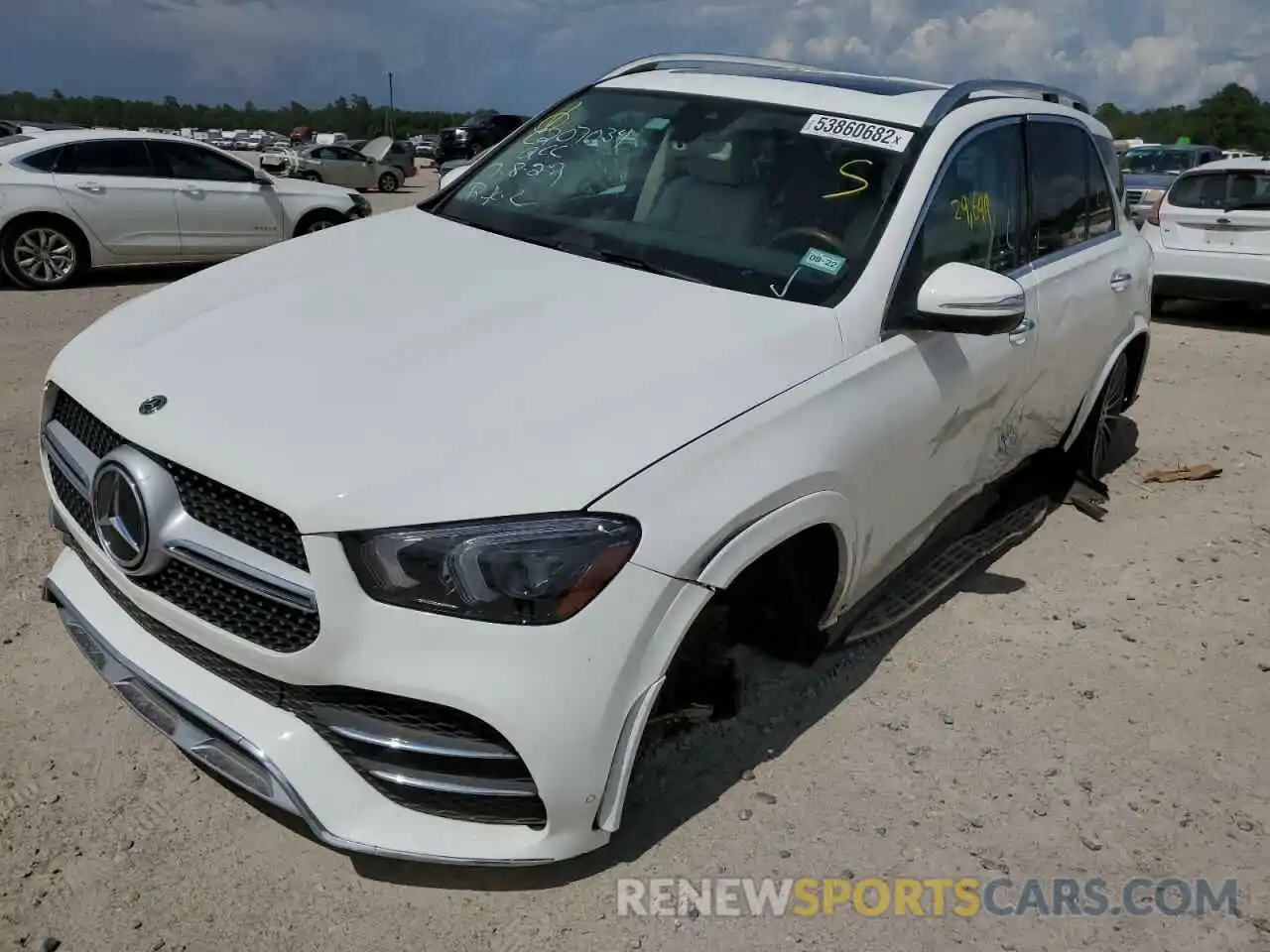 2 Photograph of a damaged car 4JGFB4JB5LA290063 MERCEDES-BENZ GLE-CLASS 2020