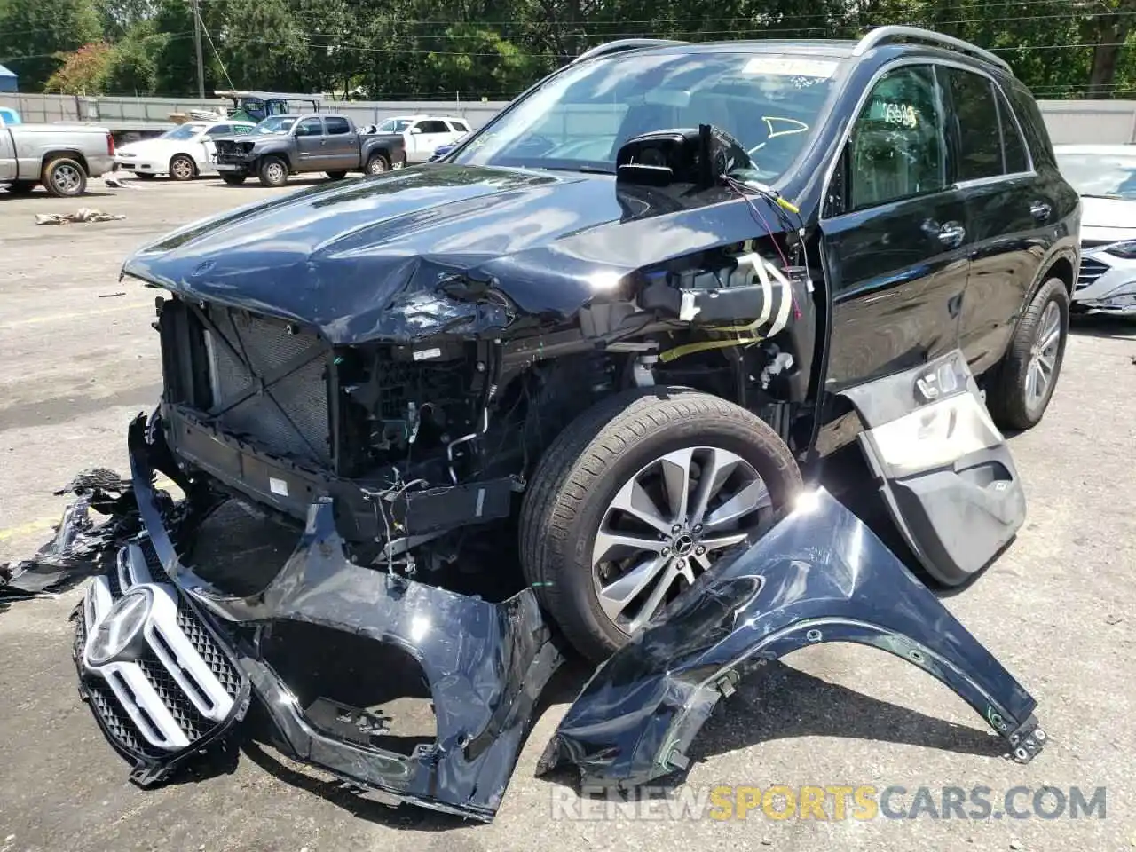 2 Photograph of a damaged car 4JGFB4JB6LA194541 MERCEDES-BENZ GLE-CLASS 2020