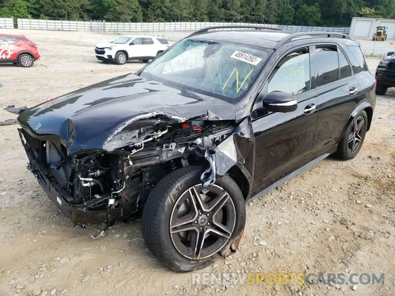 2 Photograph of a damaged car 4JGFB4JB6LA236058 MERCEDES-BENZ GLE-CLASS 2020