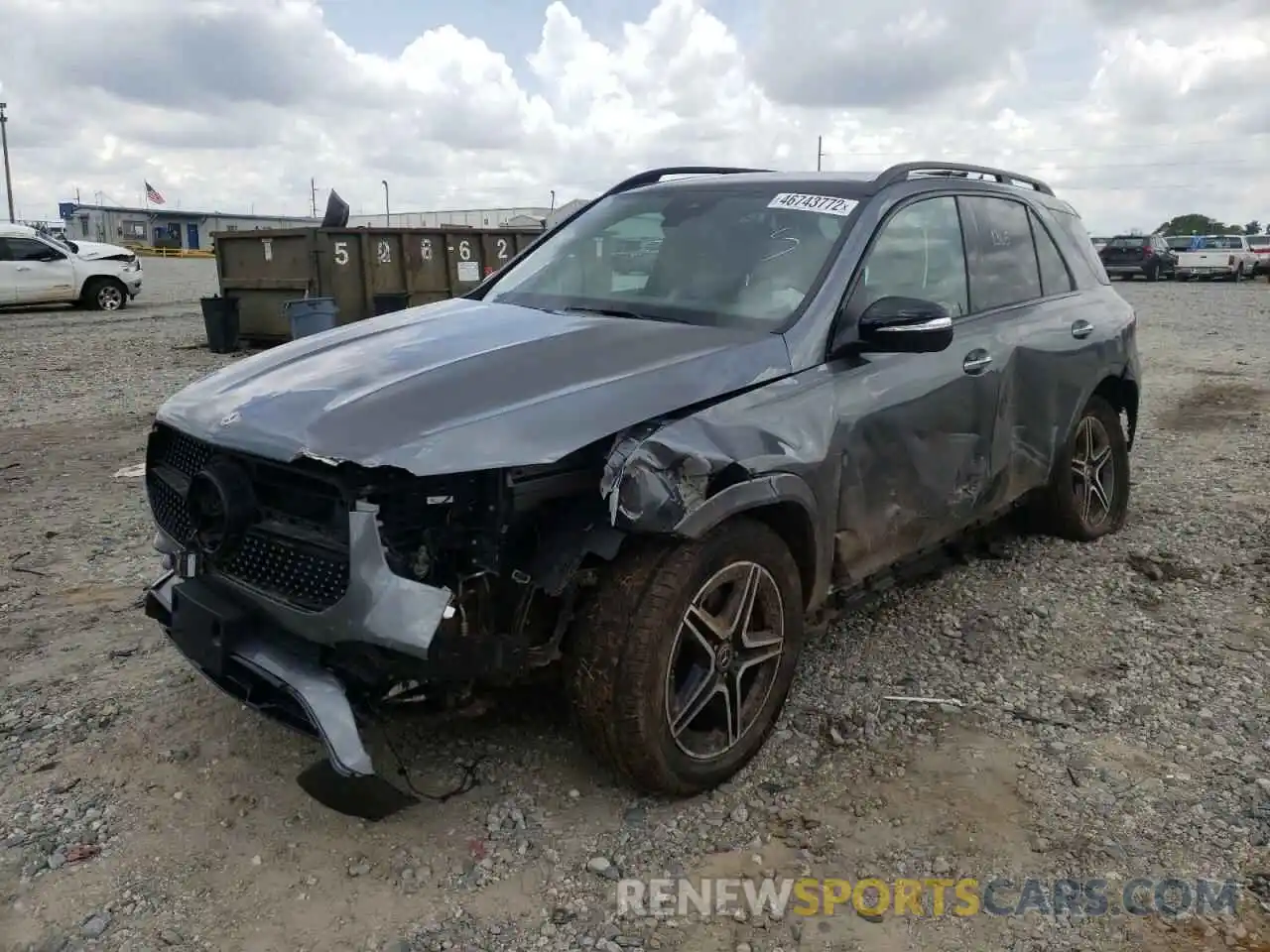 2 Photograph of a damaged car 4JGFB4JB6LA238019 MERCEDES-BENZ GLE-CLASS 2020